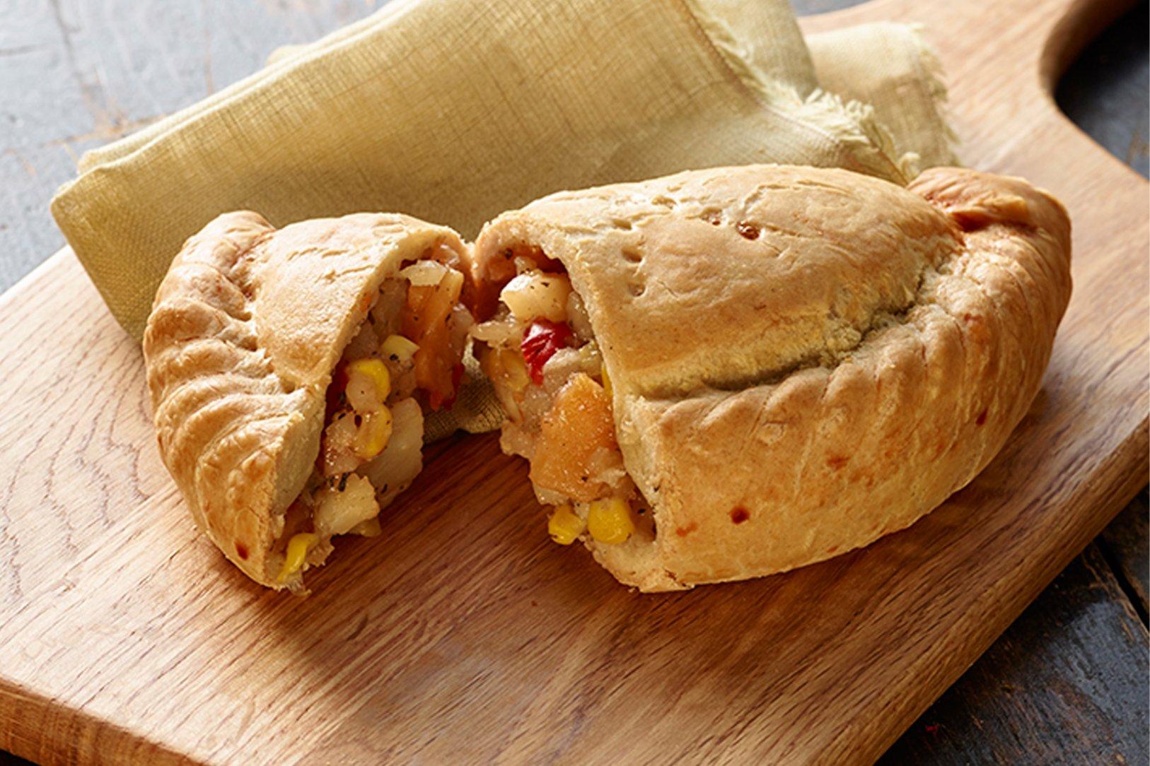 Proper Cornish Unbaked Vegetable Pasties