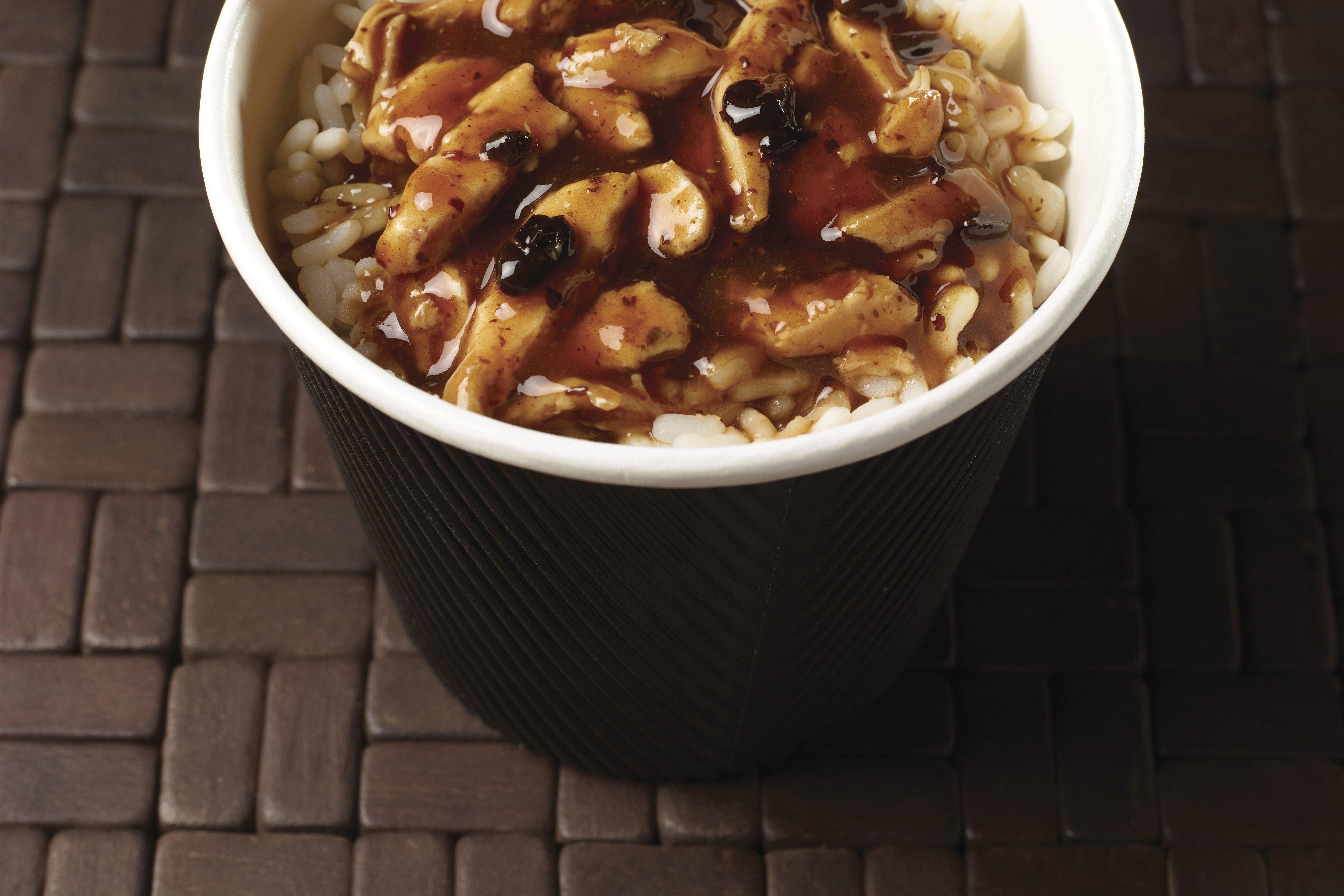 Go-Pak Black Ripple Soup Pot - 19oz