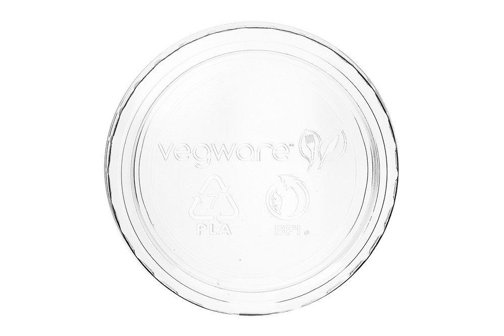 Vegware PLA Cold Portion Pot Lids - 2oz-4oz
