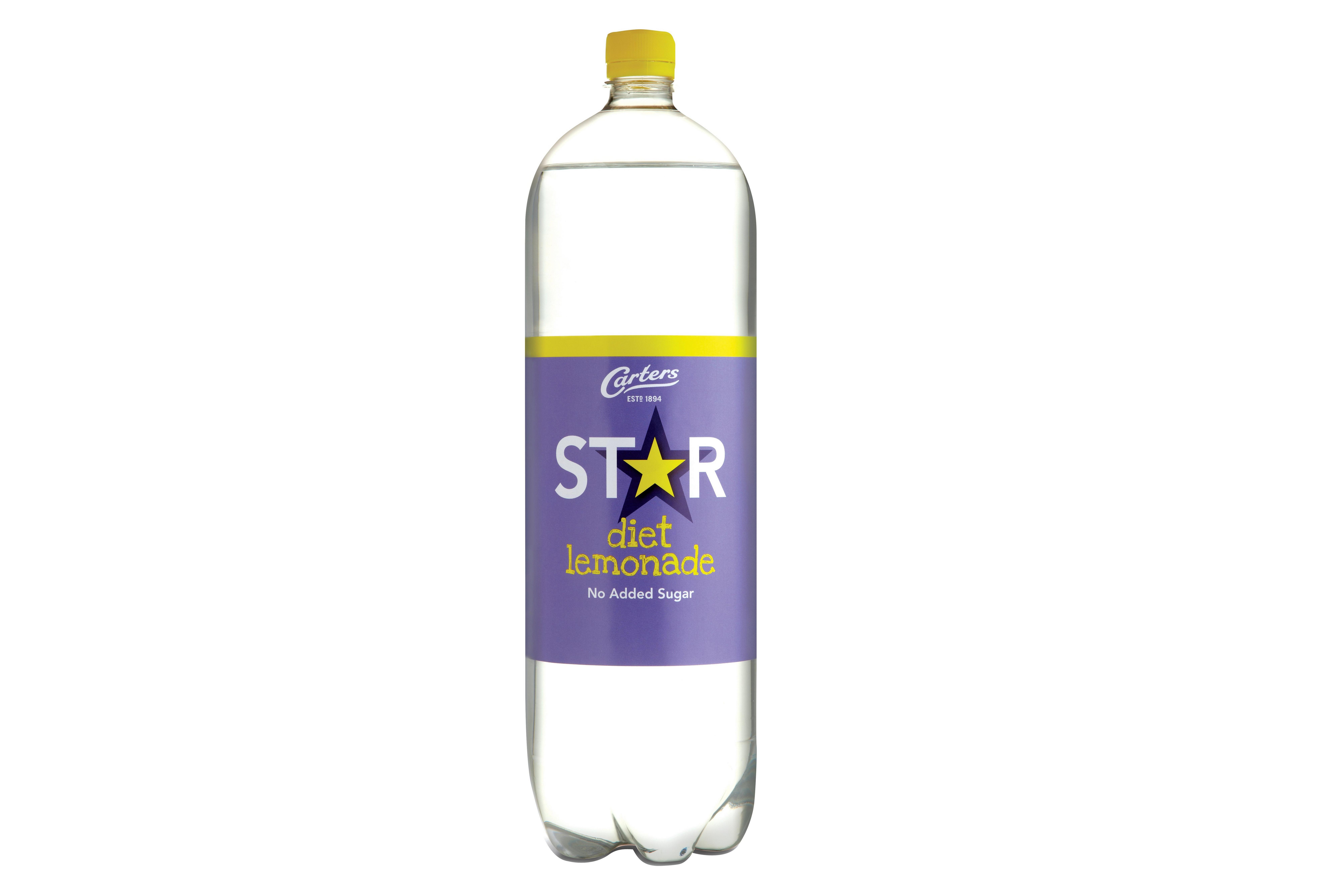 Carters Star Diet Lemonade 2L PET