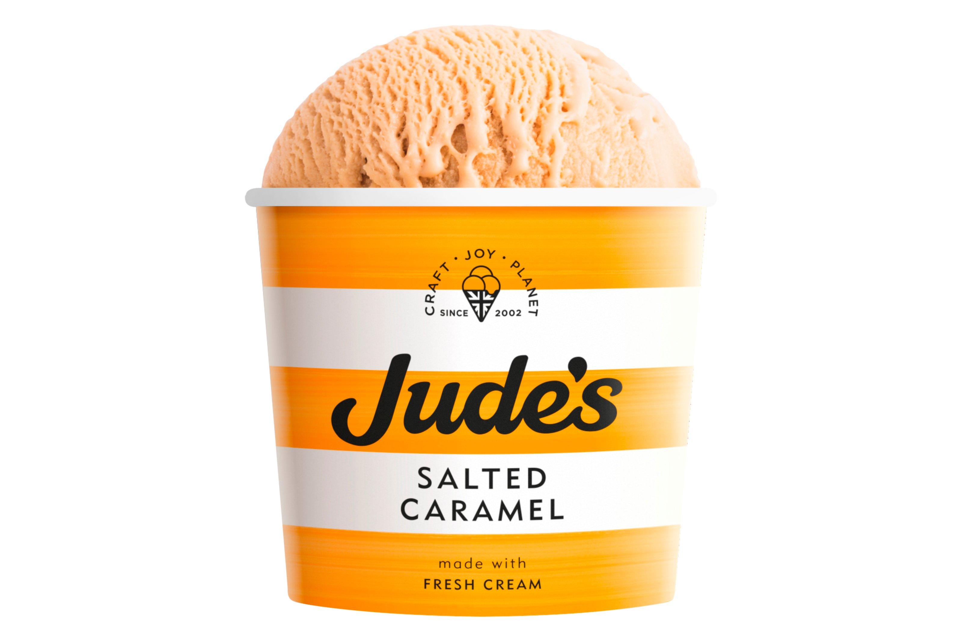 Jude's Salted Caramel Dairy Ice Cream