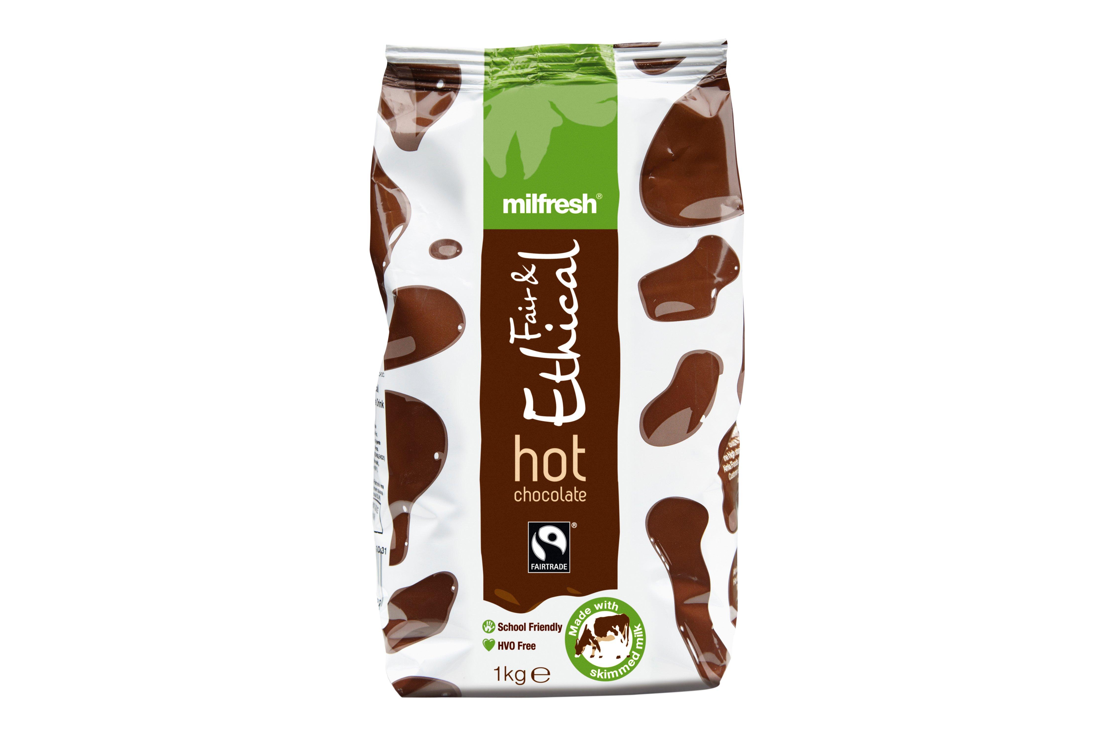 Milfresh Fairtrade Fair & Ethical Hot Chocolate 1kg