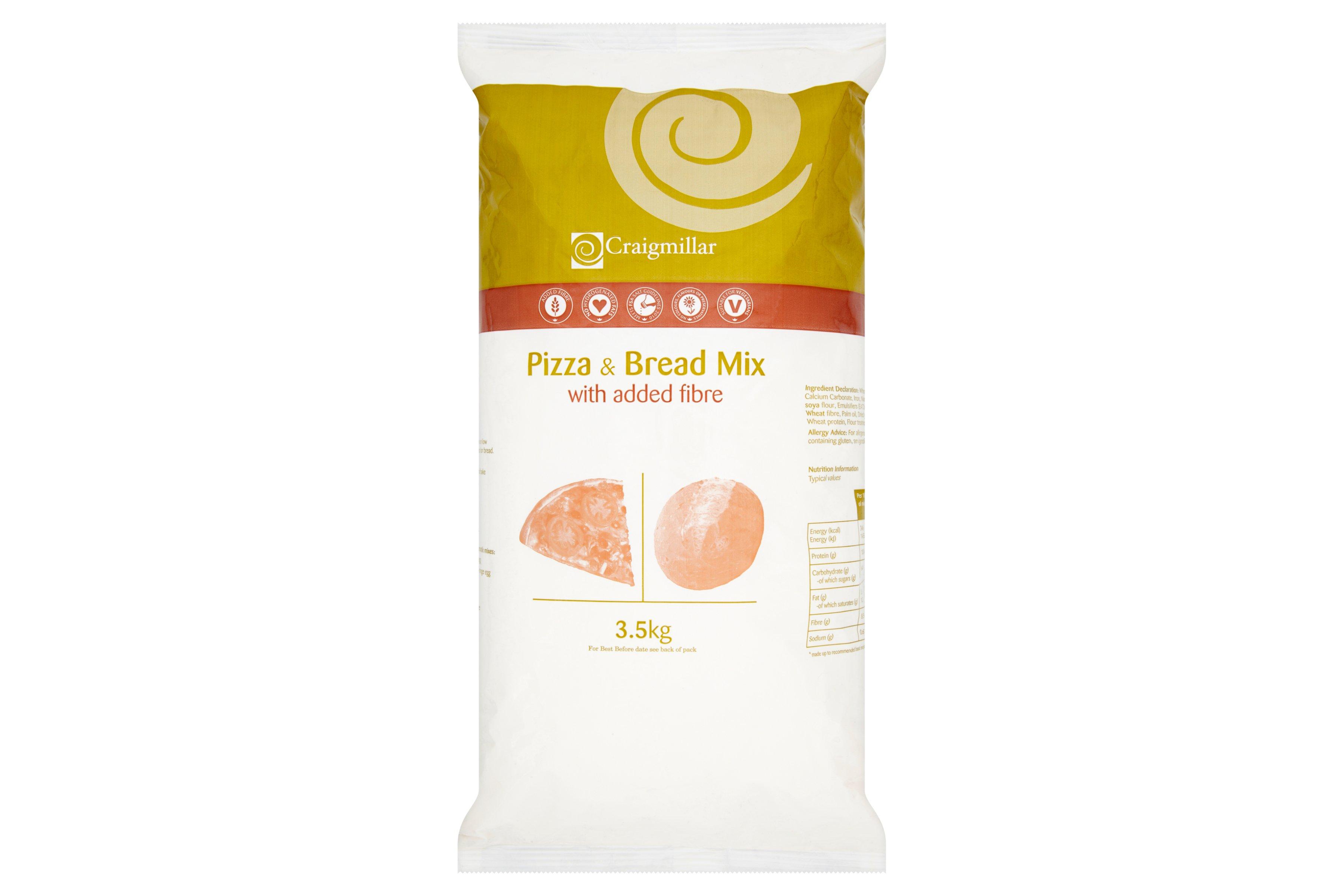 Craigmillar Pizza & Bread Mix with Added Fibre 3.5kg