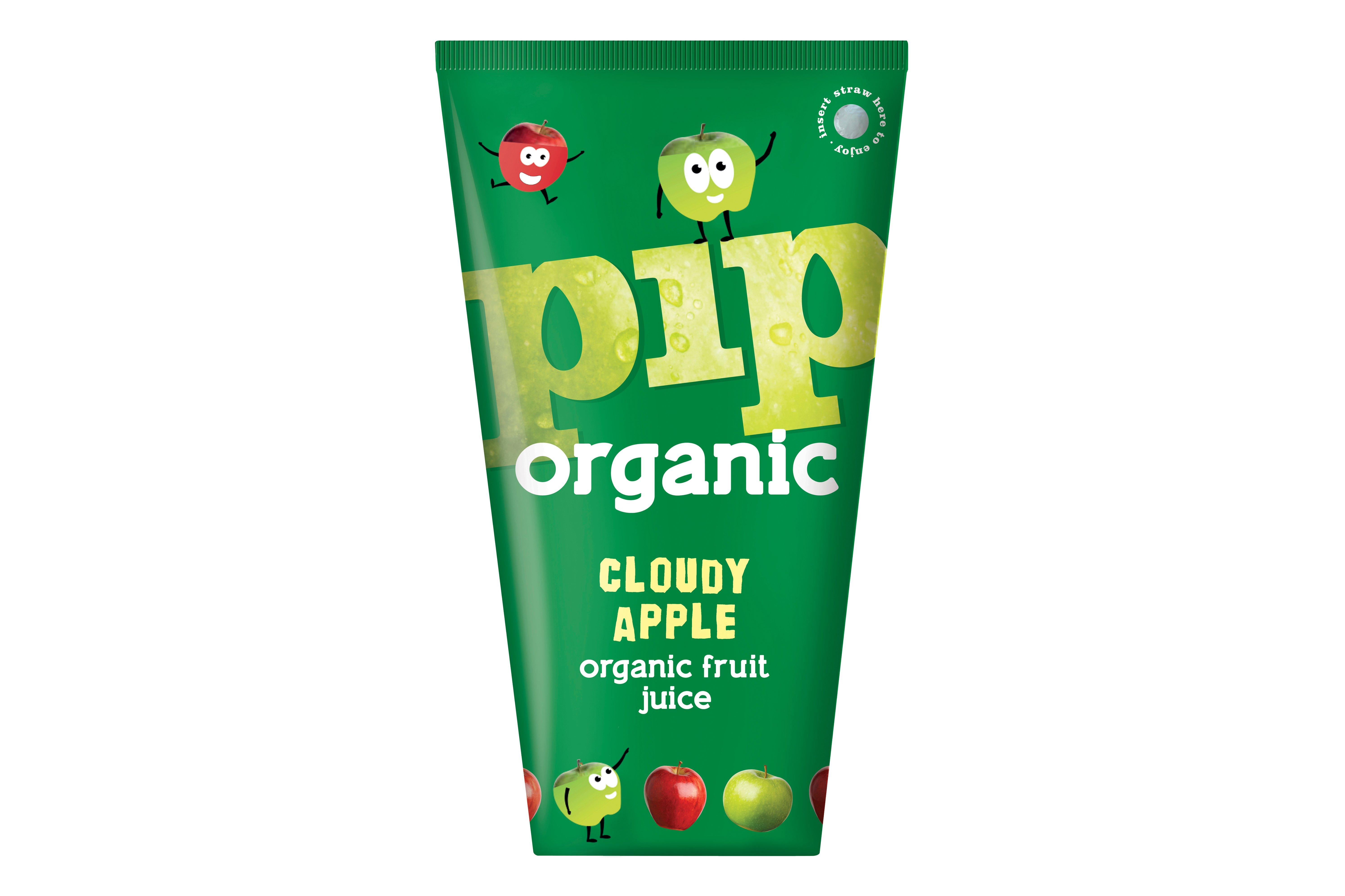 Pip Organic Cloudy Apple Juice Kids Cartons 180ml