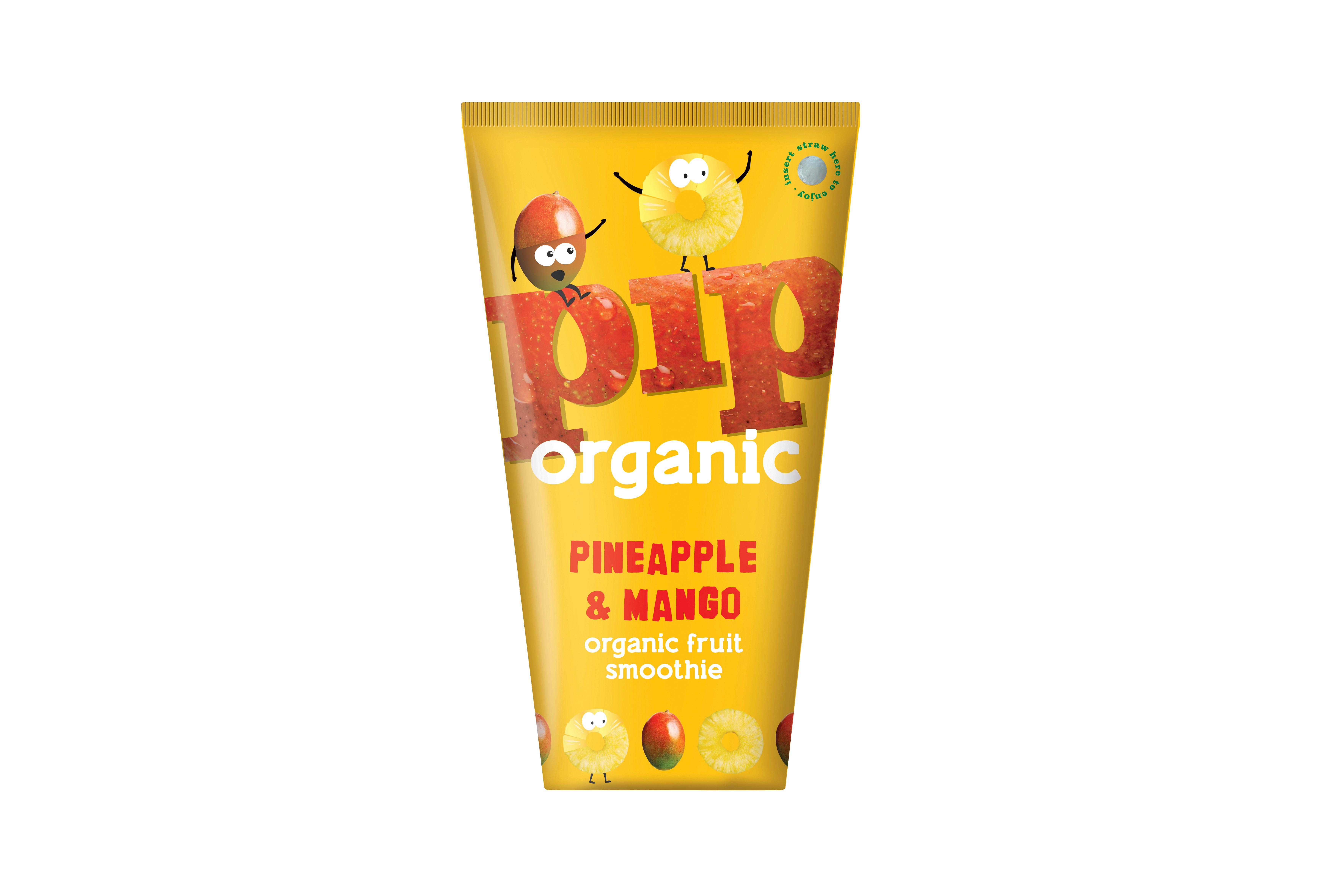 Pip Organic Pineapple & Mango Smoothie Kids Cartons 180ml