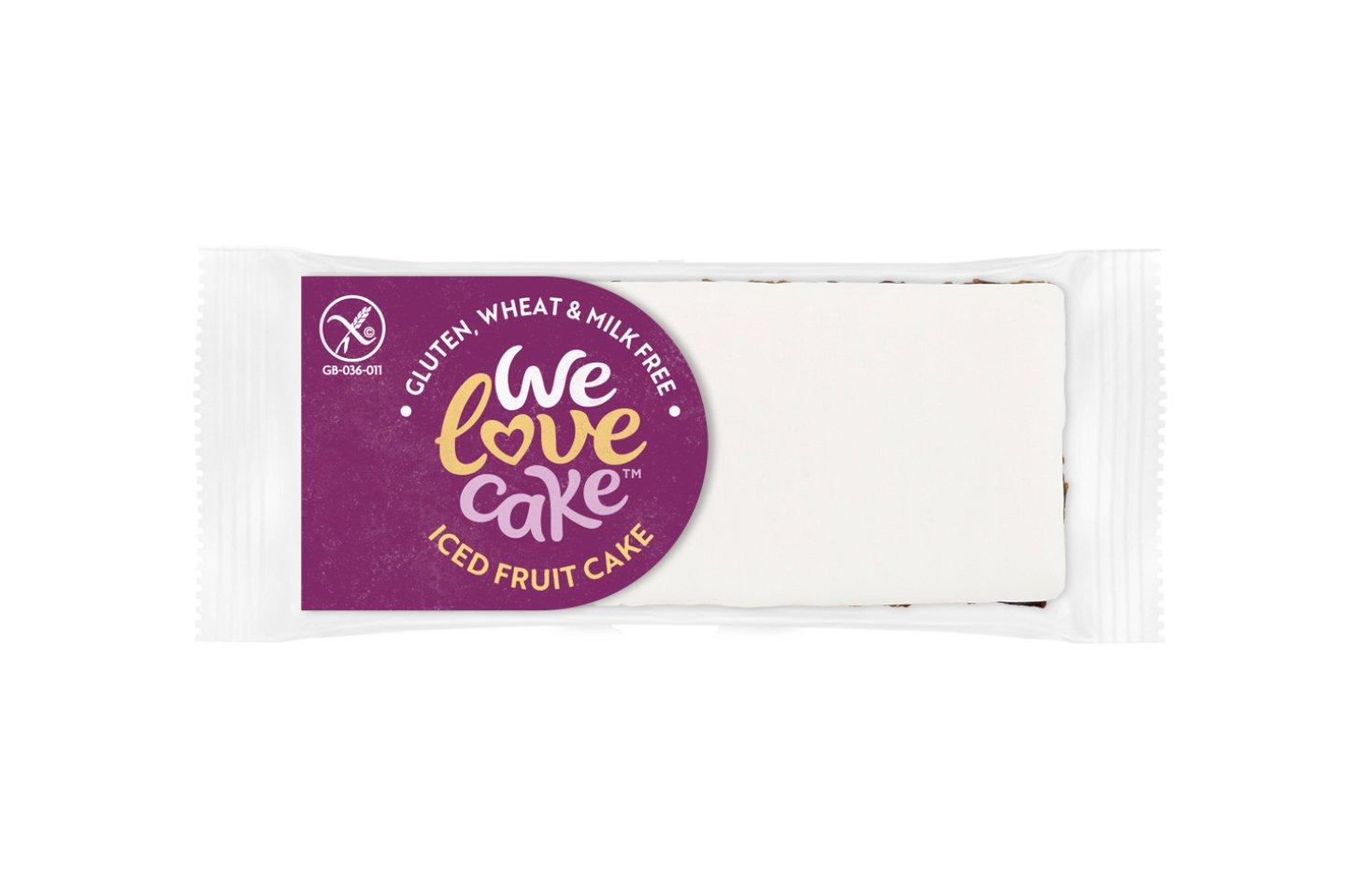 We Love Cake Iced Fruit Cake Slices