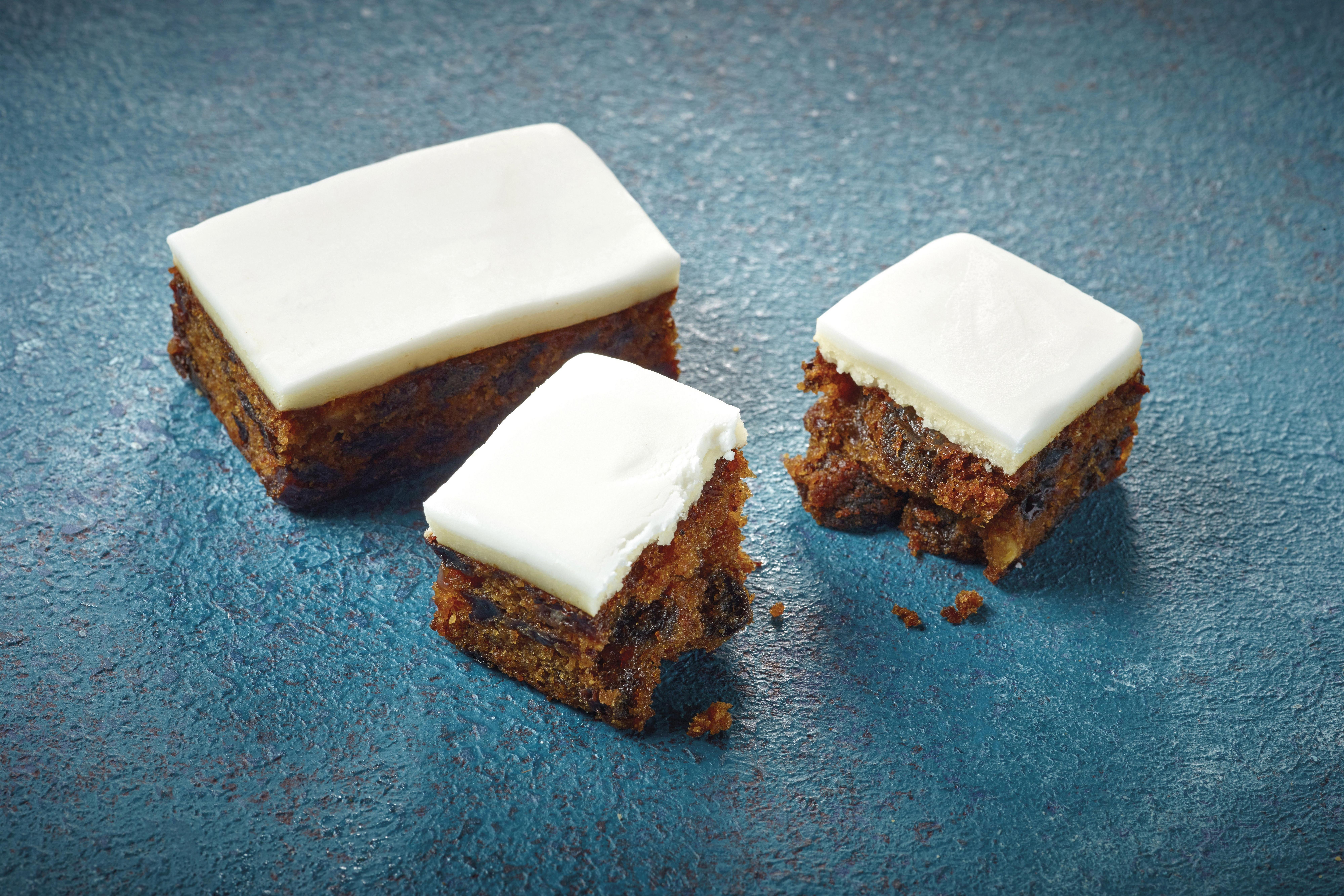 We Love Cake Iced Fruit Cake Slices