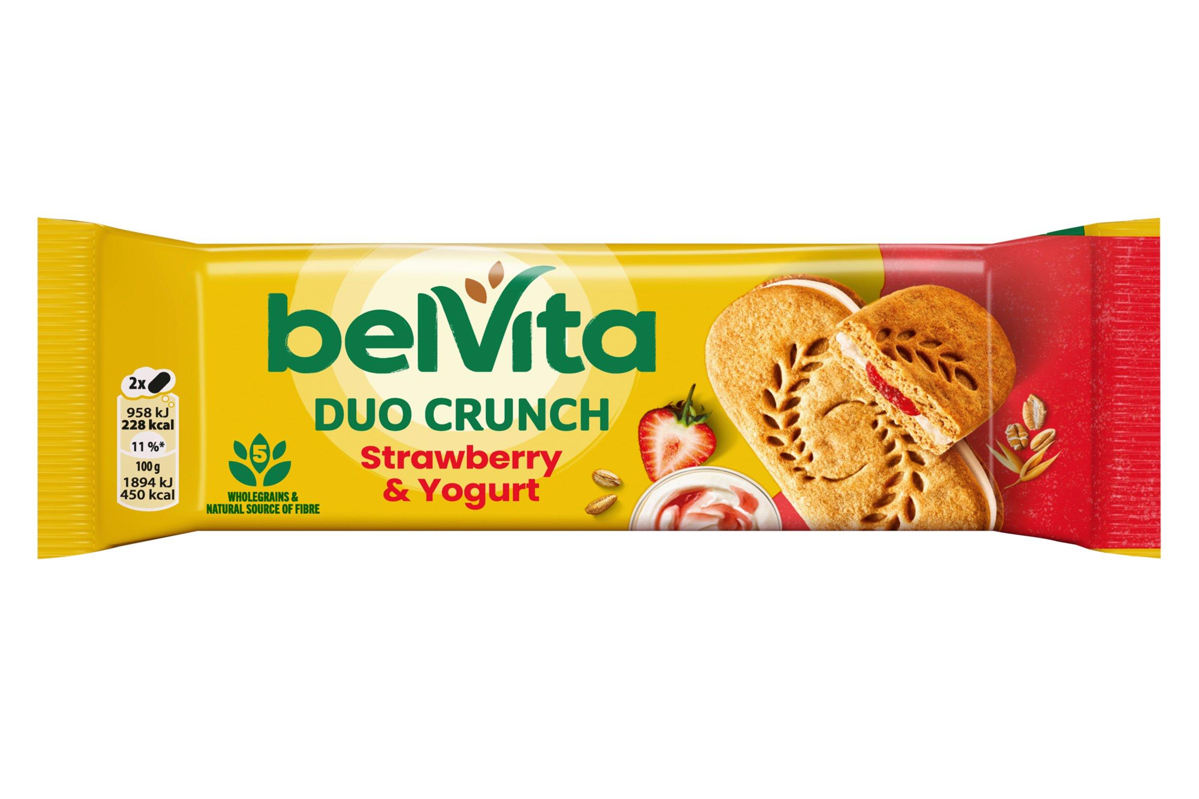 Belvita Breakfast Duo Crunch Strawberry Yogurt Biscuits 50.6g
