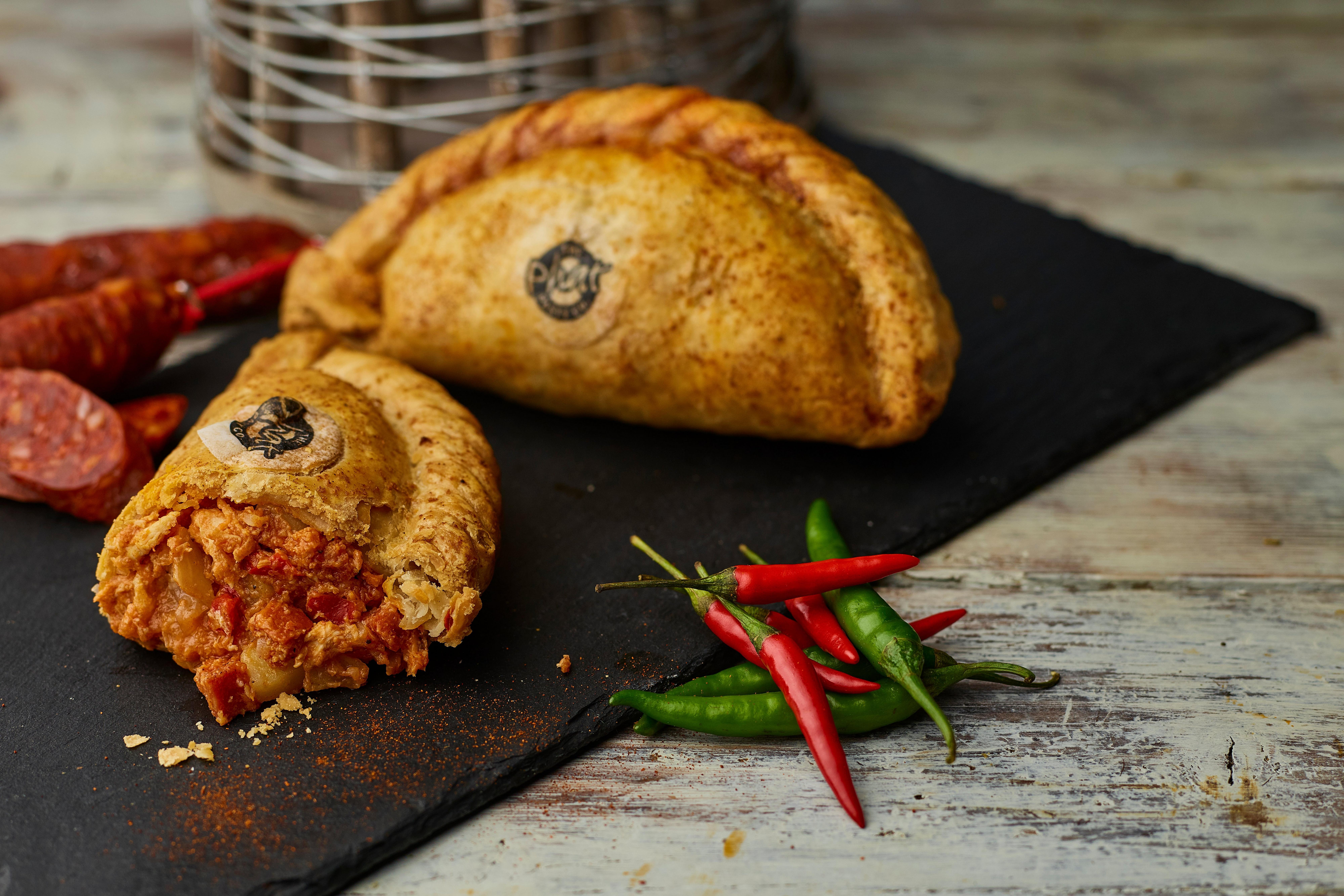 Phat Chicken and Chorizo Pasty