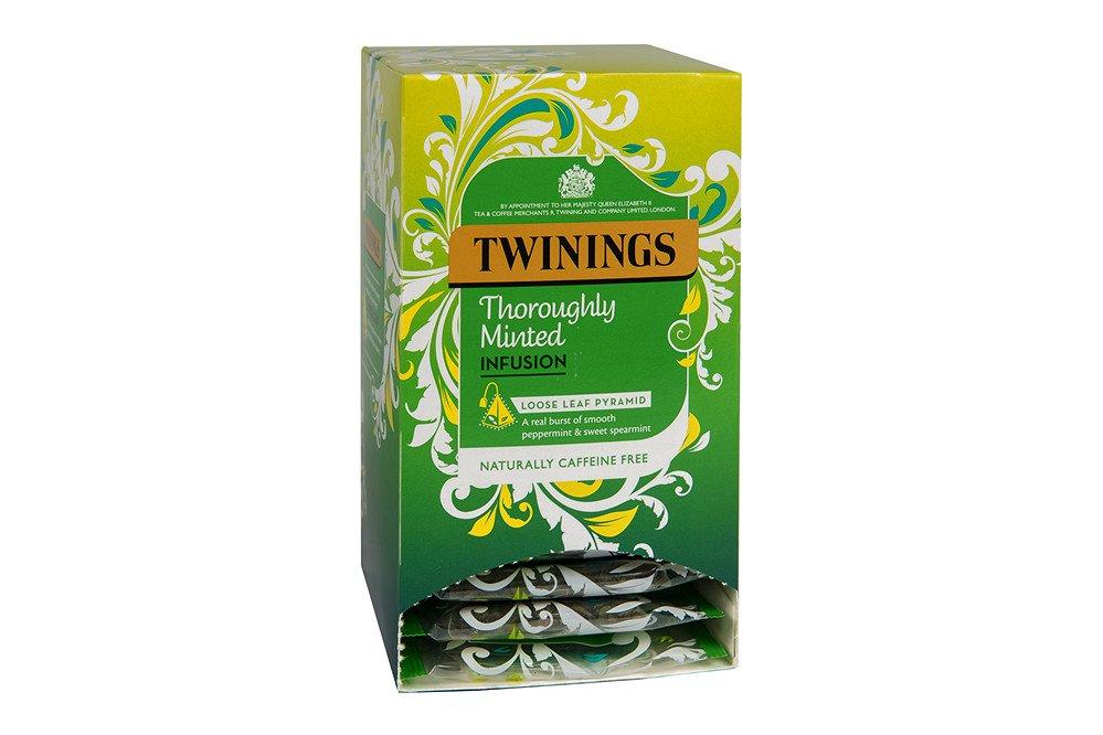 Twinings Refresh Double Mint Mesh Tea Pyramids String & Tagged Enveloped
