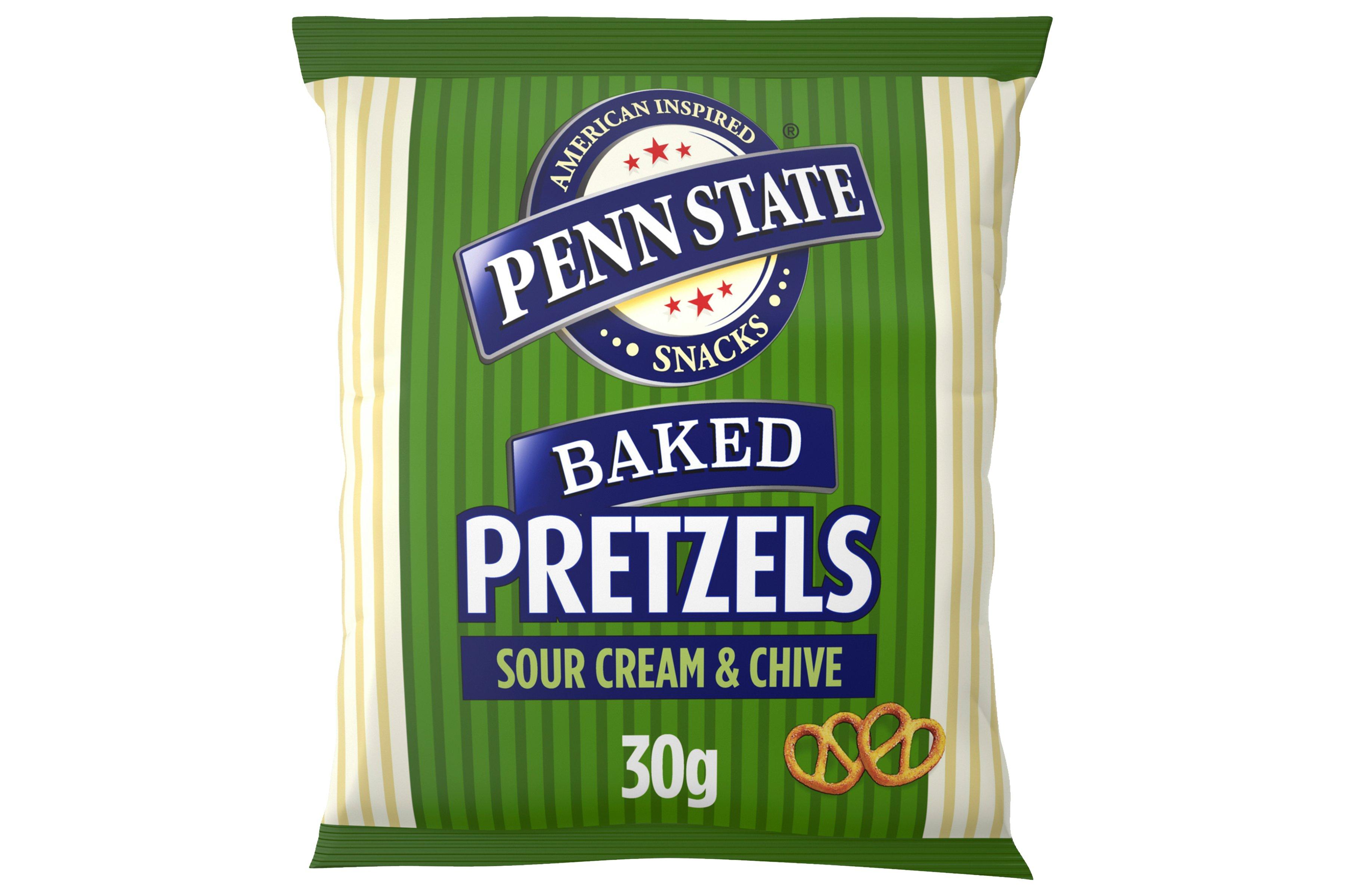 Penn State Sour Cream & Chive Pretzels 30g