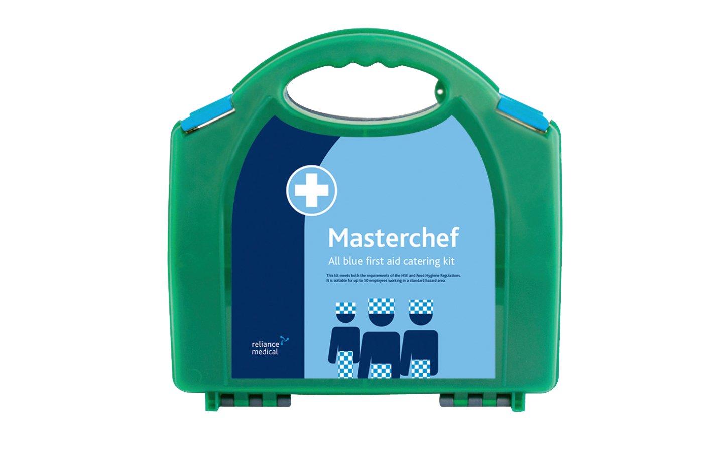 Masterchef 50 person all blue catering kit in Aura Box