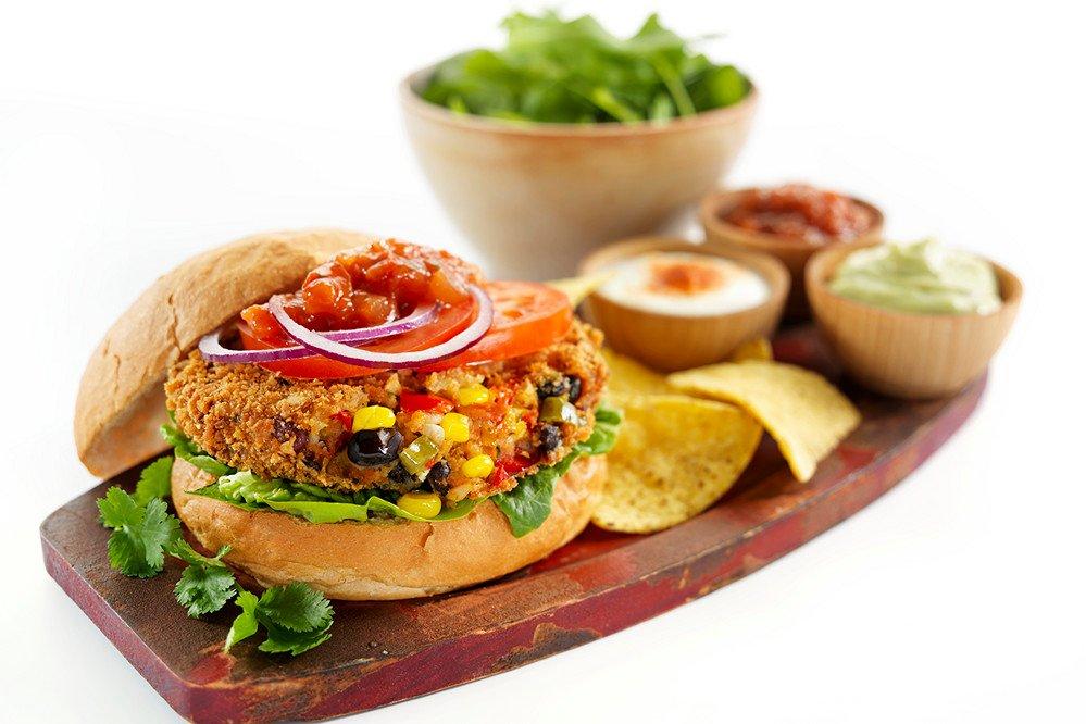 Fat Chef Flamin' Nacho Man Burger