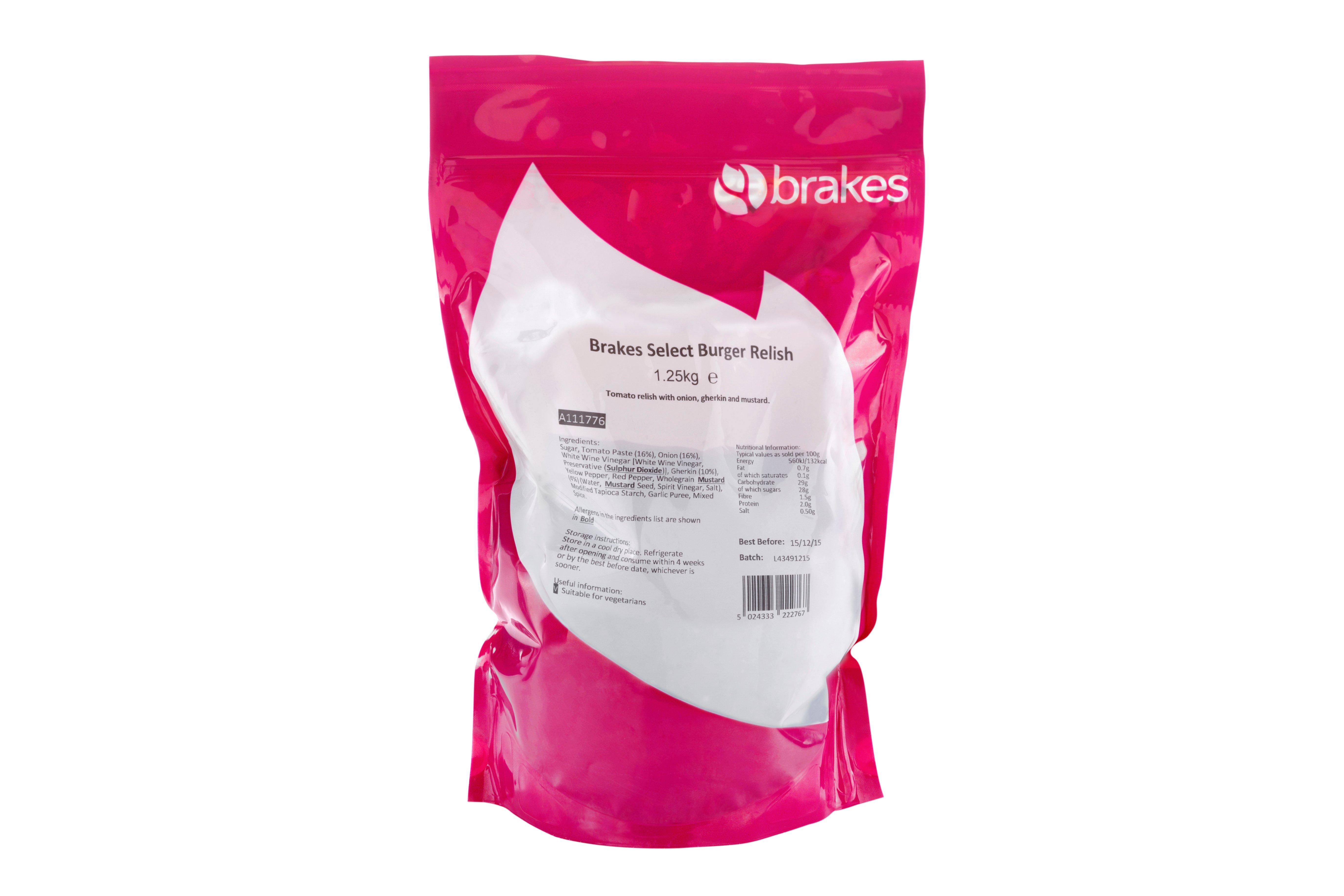 Brakes Burger Relish