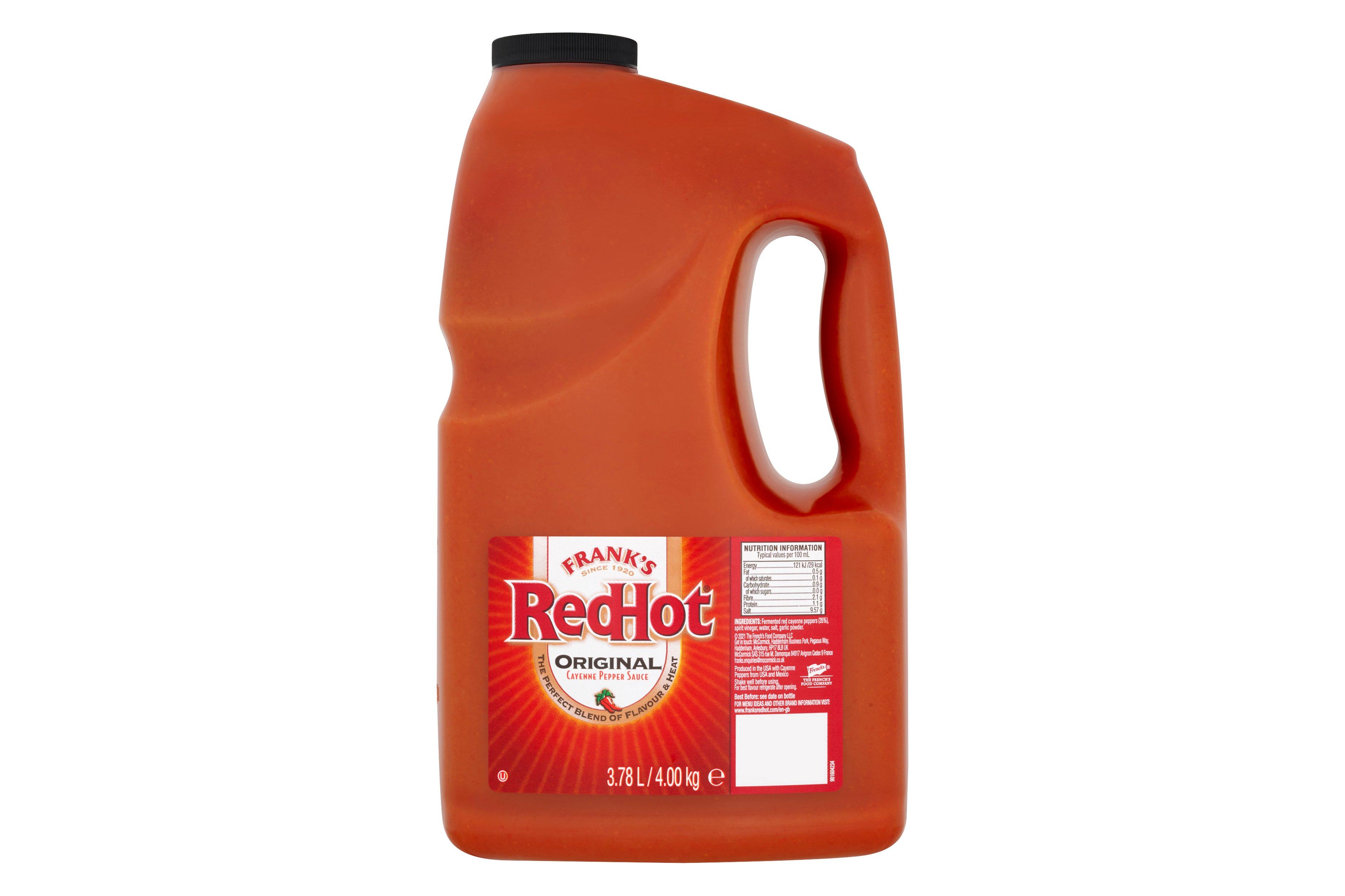 Frank's RedHot Original Cayenne Pepper Sauce 3.78L