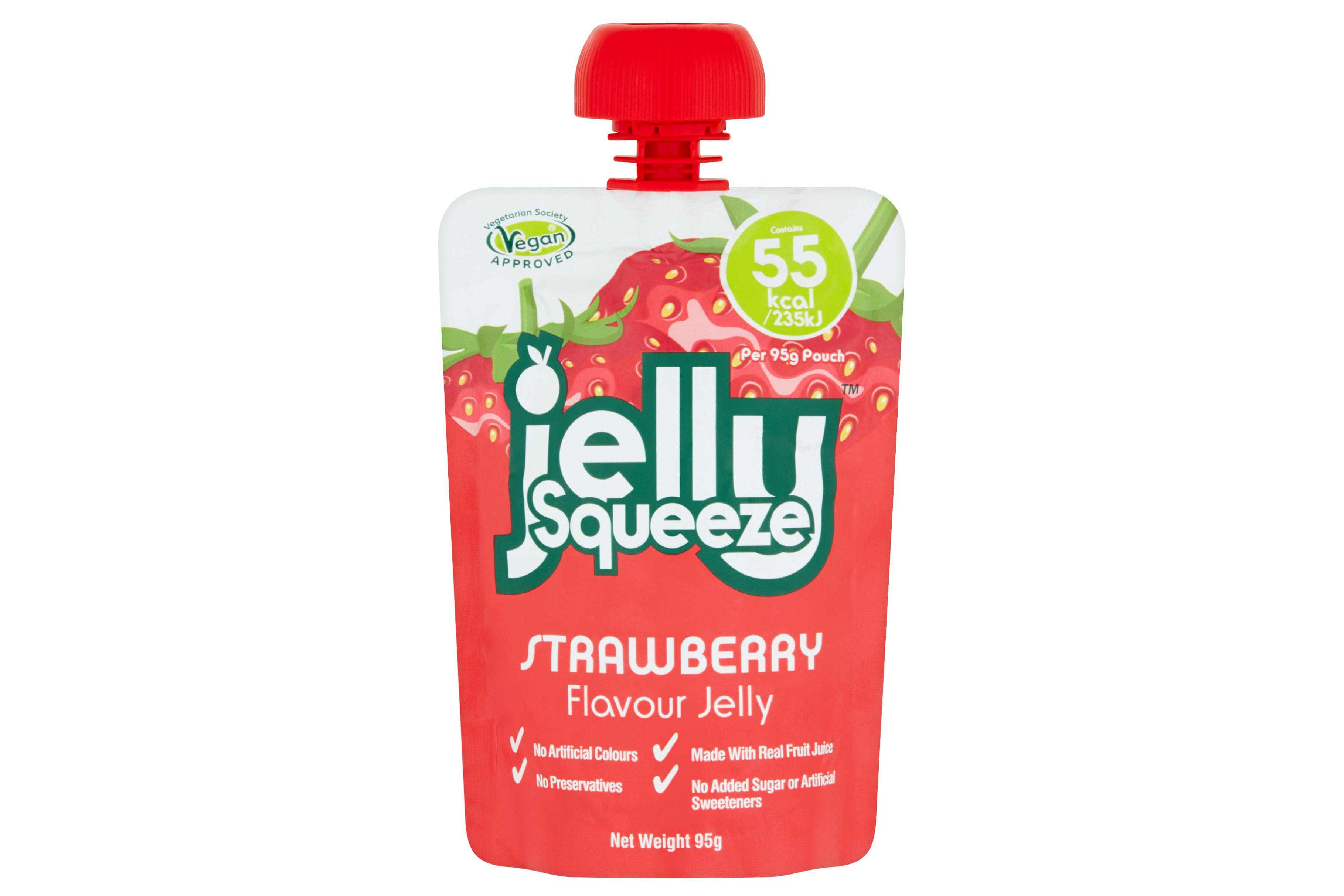 JellySqueeze Strawberry Flavour Jelly Pouch 95g
