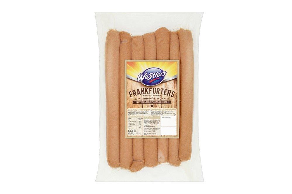 Westlers Premium 90% Pork Frankfurter 8"