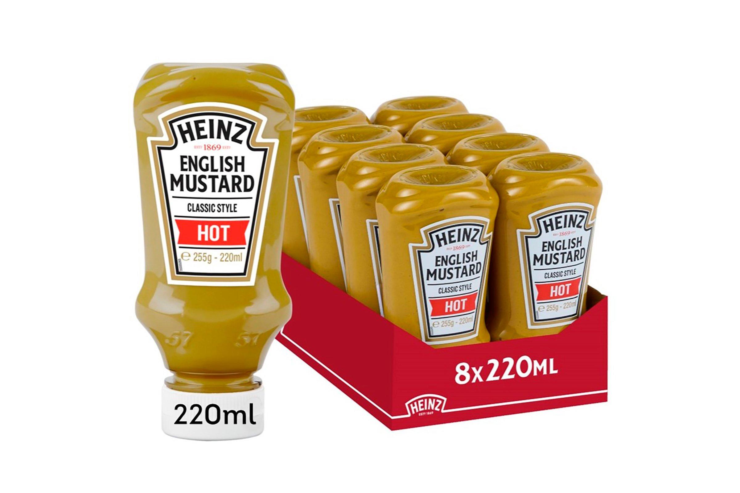 Heinz English Mustard Hot 220ml