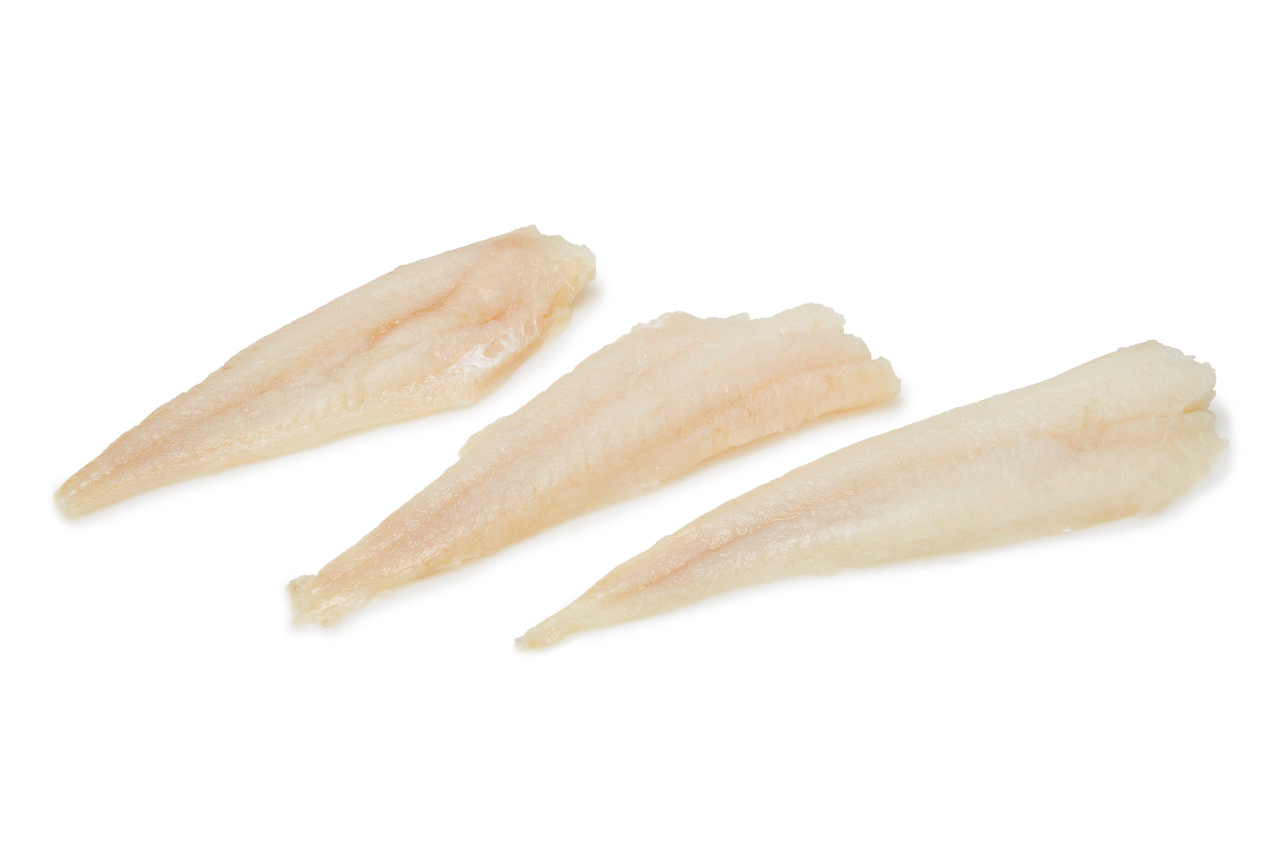 MSC Cod Fillet Skinless Boneless 230-290g (8-10oz) 4.54Kg Gross Weight