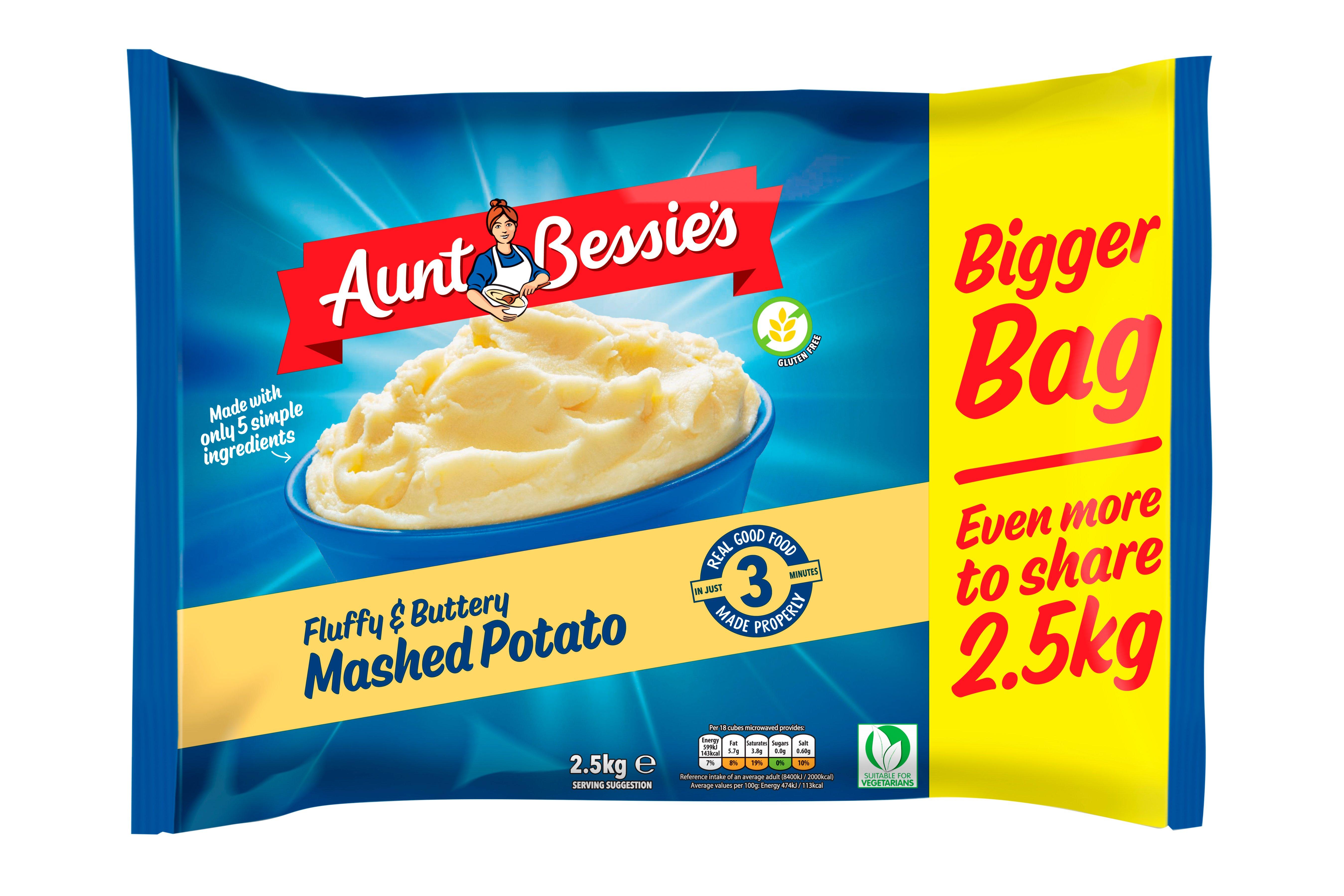 Aunt Bessie's Fluffy & Buttery Mashed Potato