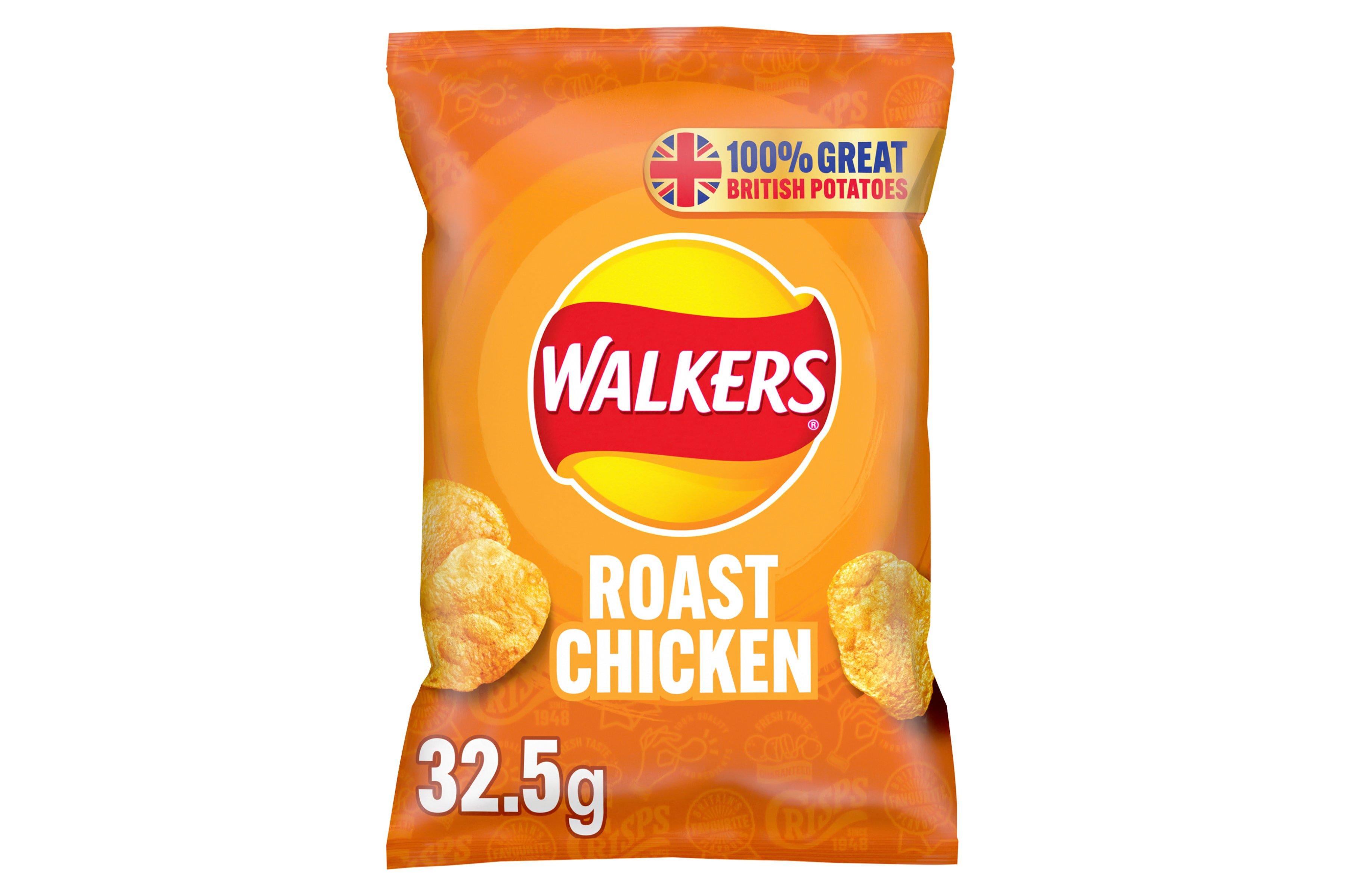 Walkers Roast Chicken Crisps 32.5g