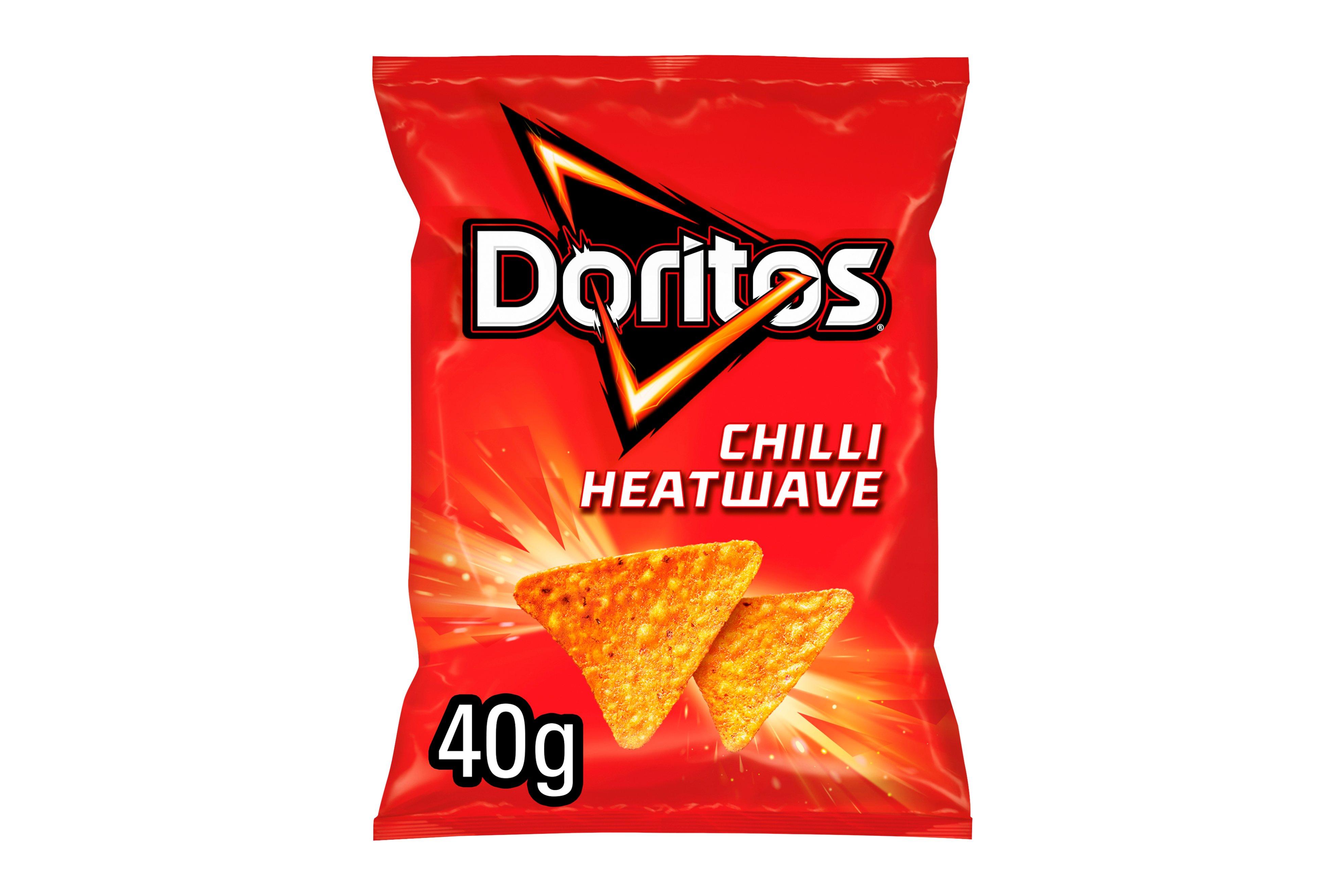Doritos Chilli Heatwave Tortilla Chips Crisps 40g