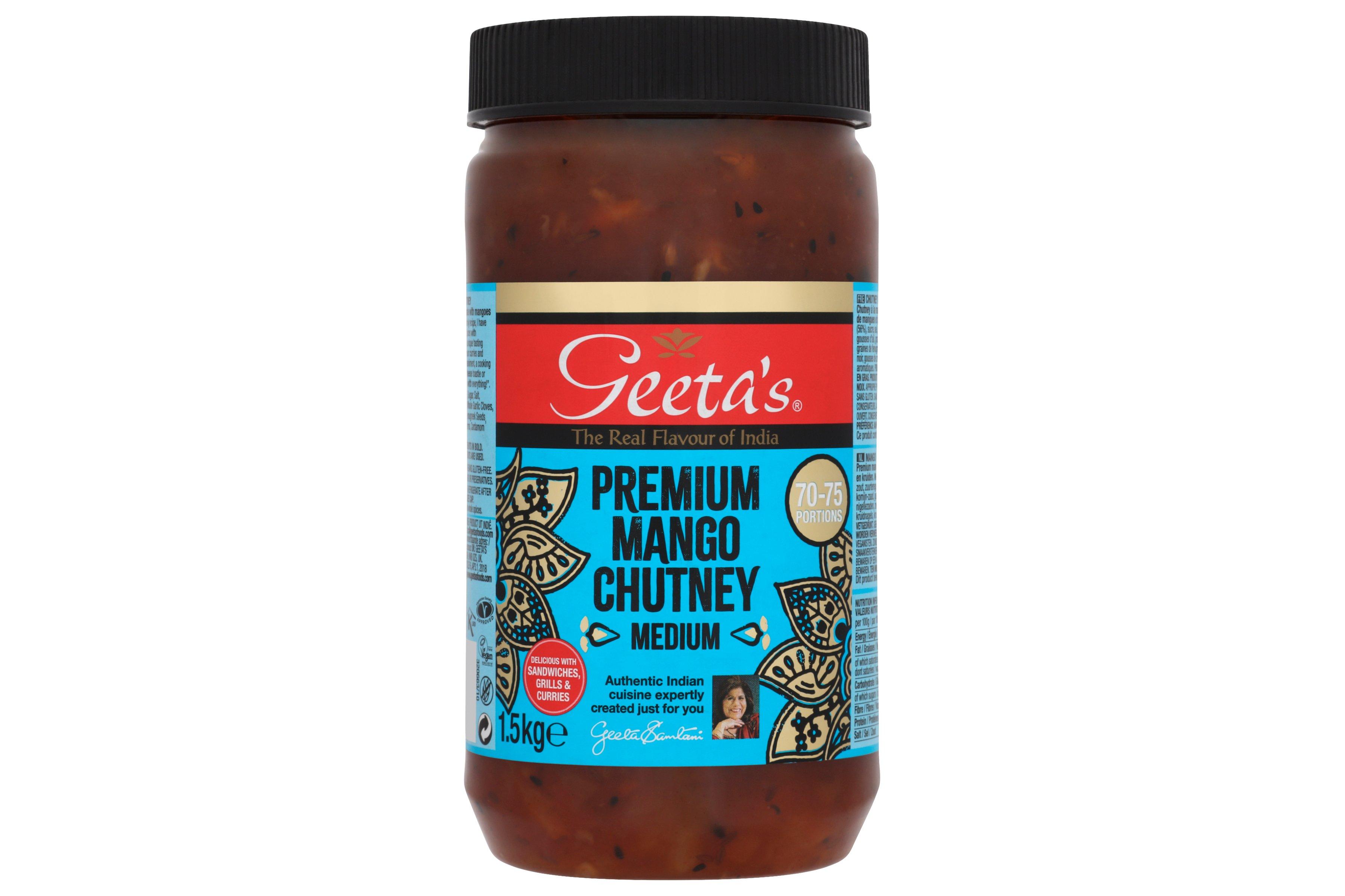 Geeta's Premium Mango Chutney Medium 1.5kg