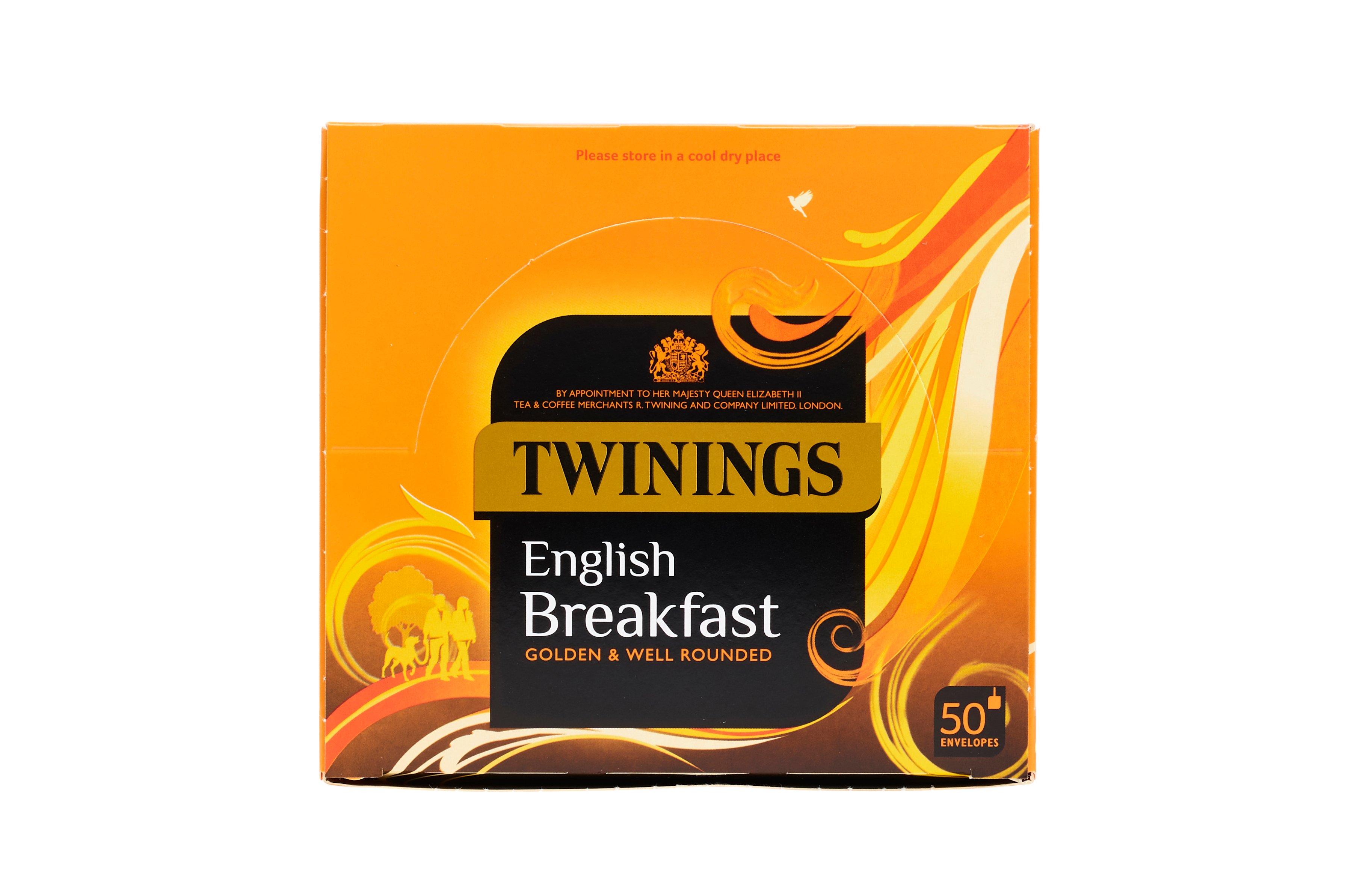 Twinings English Breakfast Enveloped Tea Bags