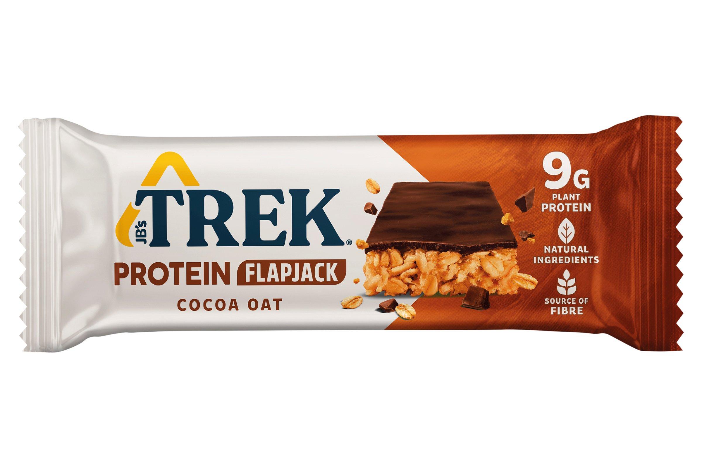 Trek Cocoa Oat Protein Flapjack 50g