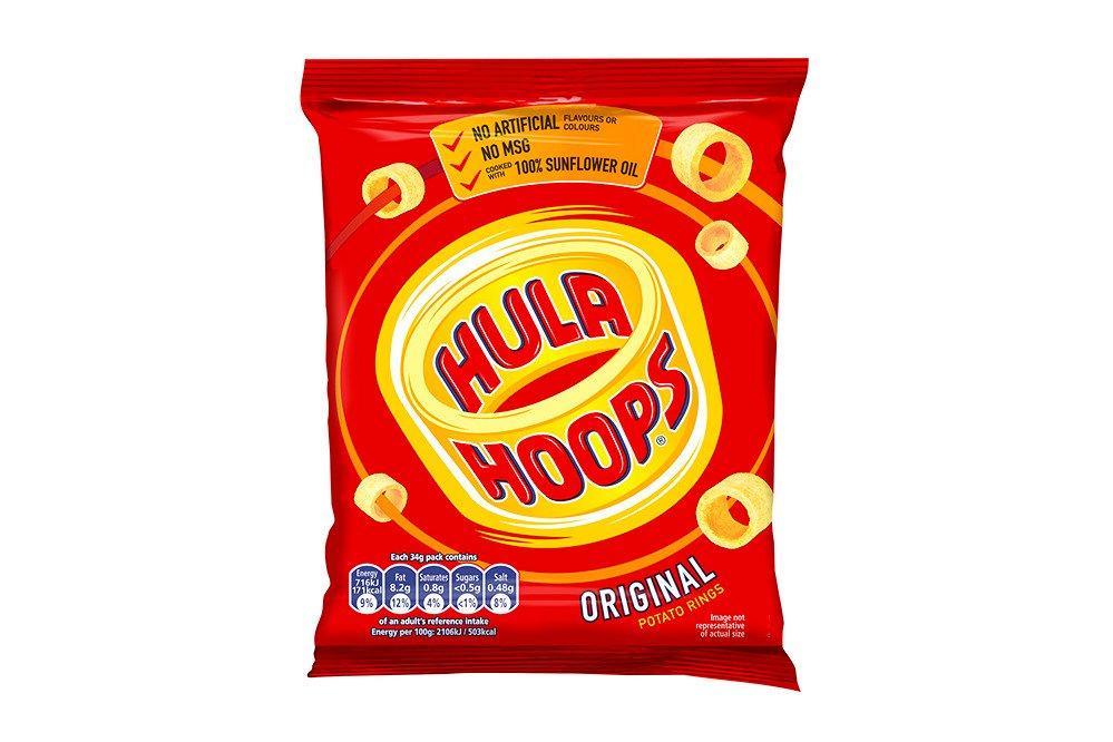 Hula Hoops Original Crisps 34g