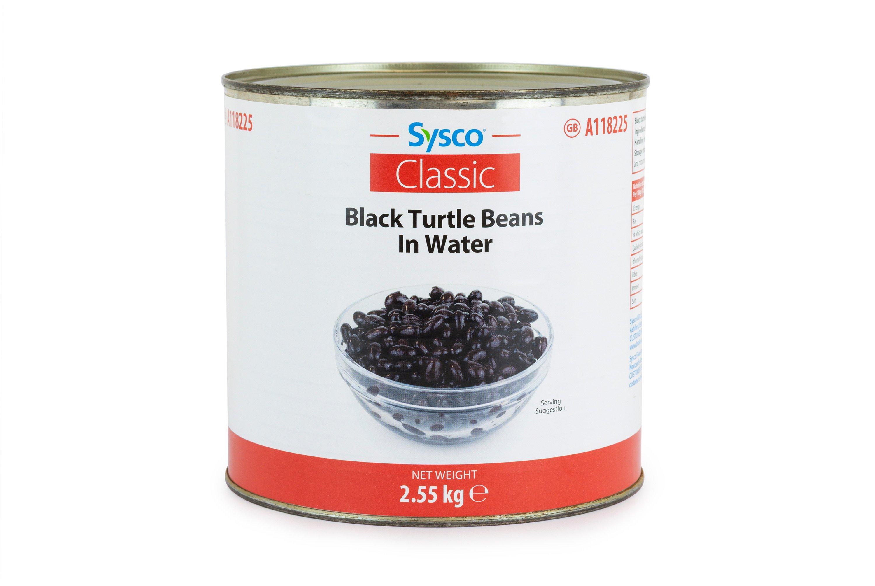 Sysco Classic Black Turtle Beans in Water 2.5kg