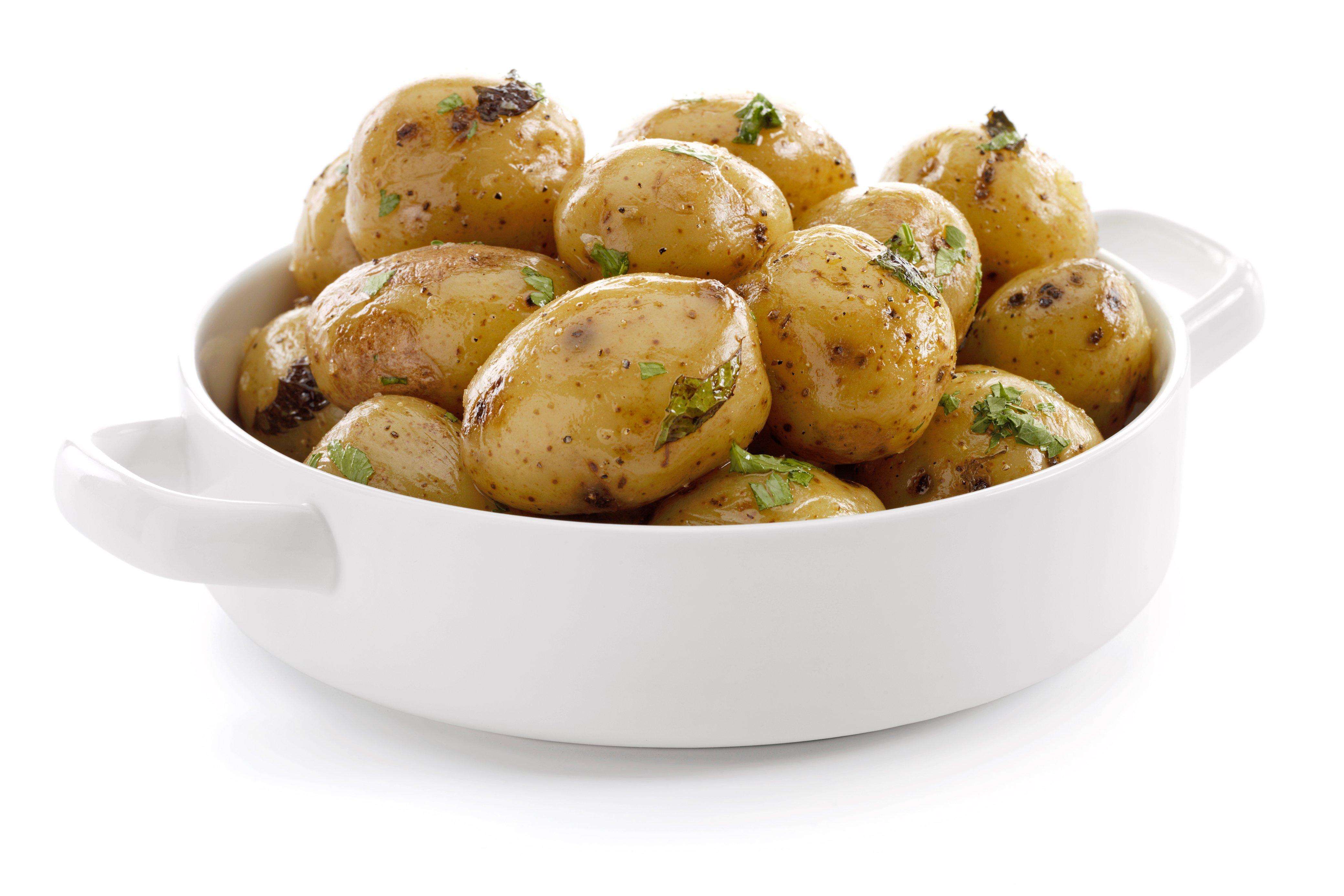 Cooked Baby Potatoes