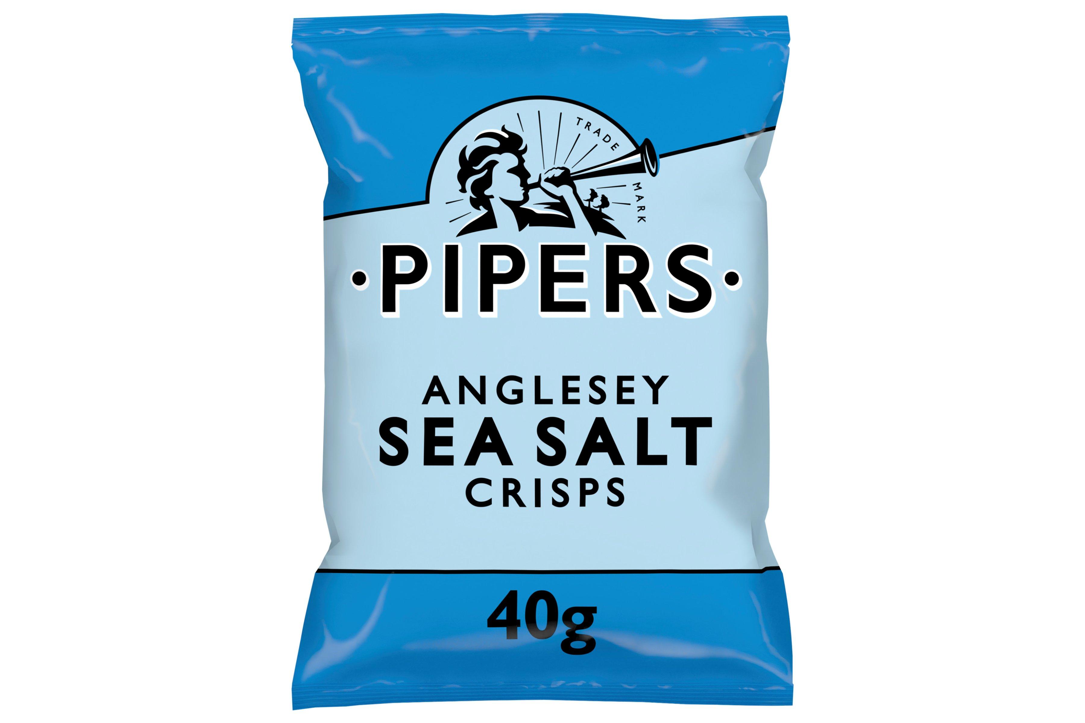 Pipers Anglesey Sea Salt Crisps 40g