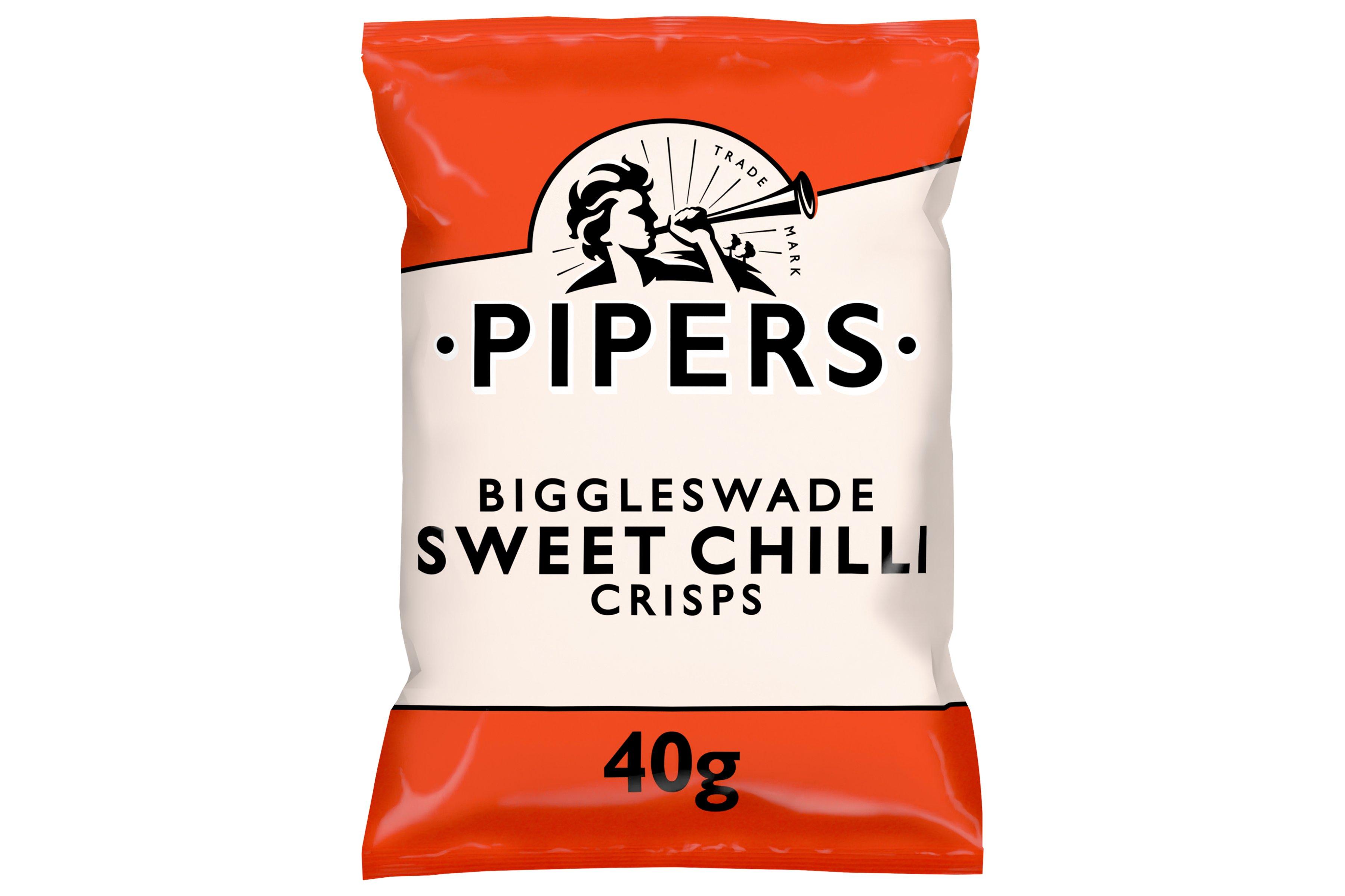 Pipers Biggleswade Sweet Chilli Crisps 40g