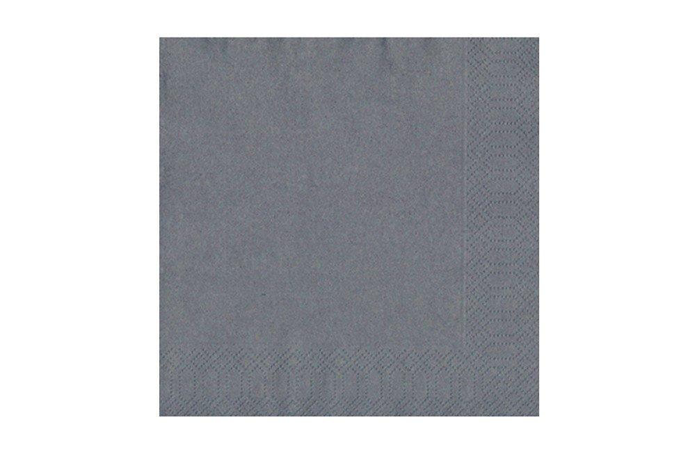 Napkins 2-ply 40x40cm Granite Grey