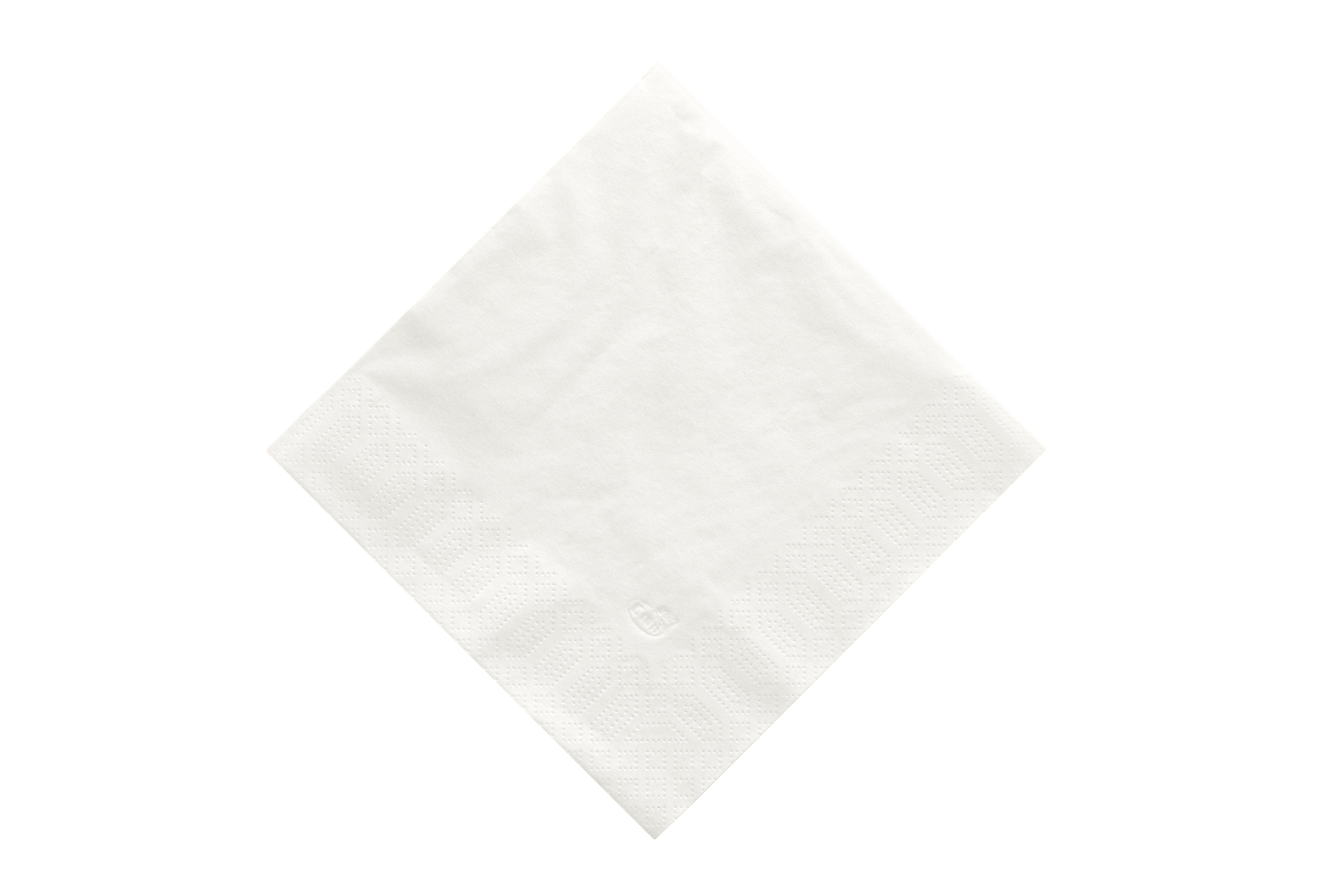 Napkins 2-ply 40x40cm White