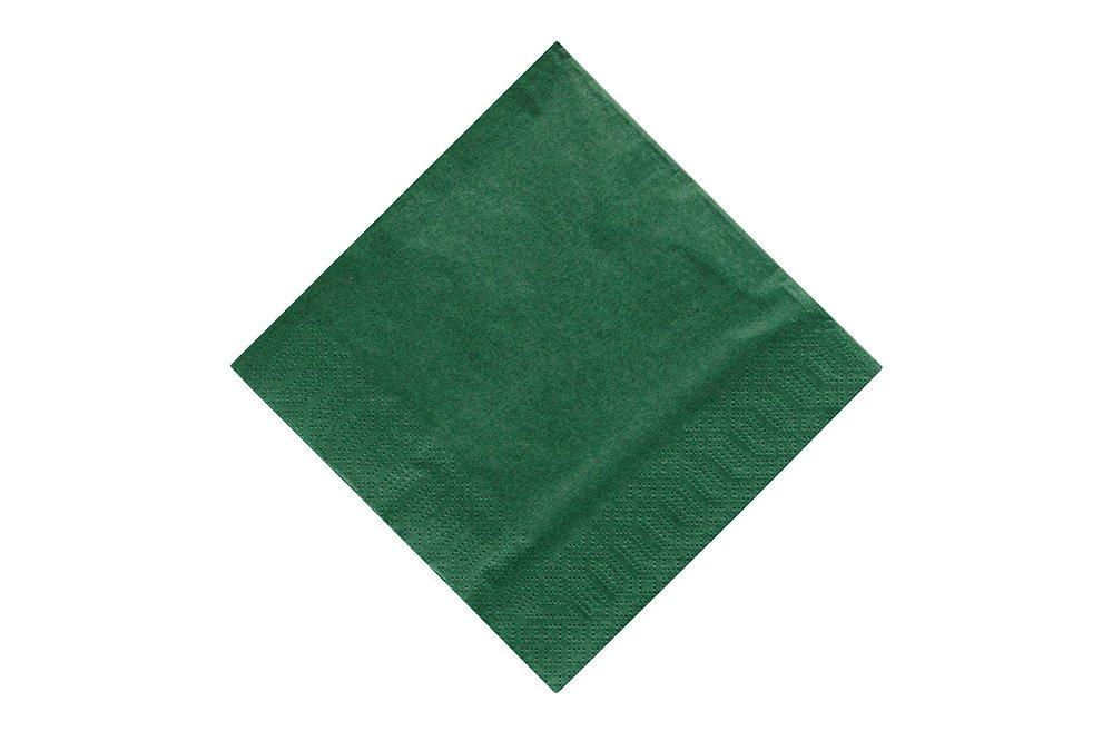 Napkins 2-ply 40x40cm Dark Green