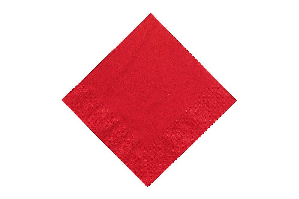 Napkins 2-ply 40x40cm Red