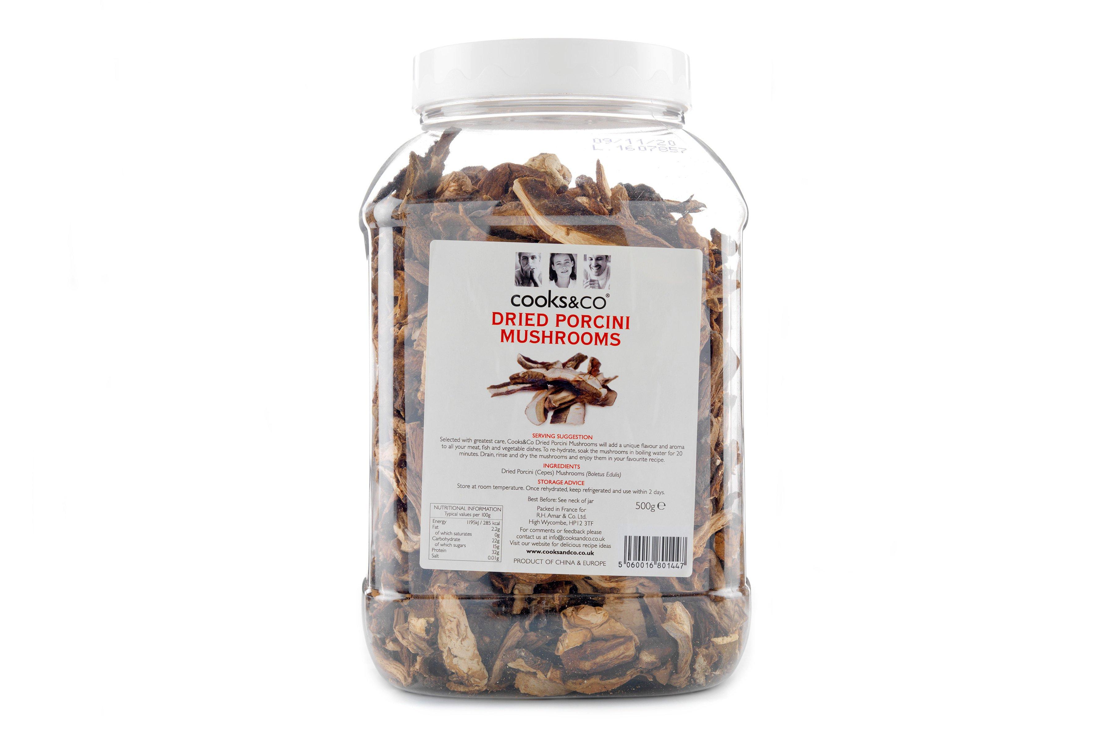 Cooks & Co Dried Porcini Mushrooms 500g