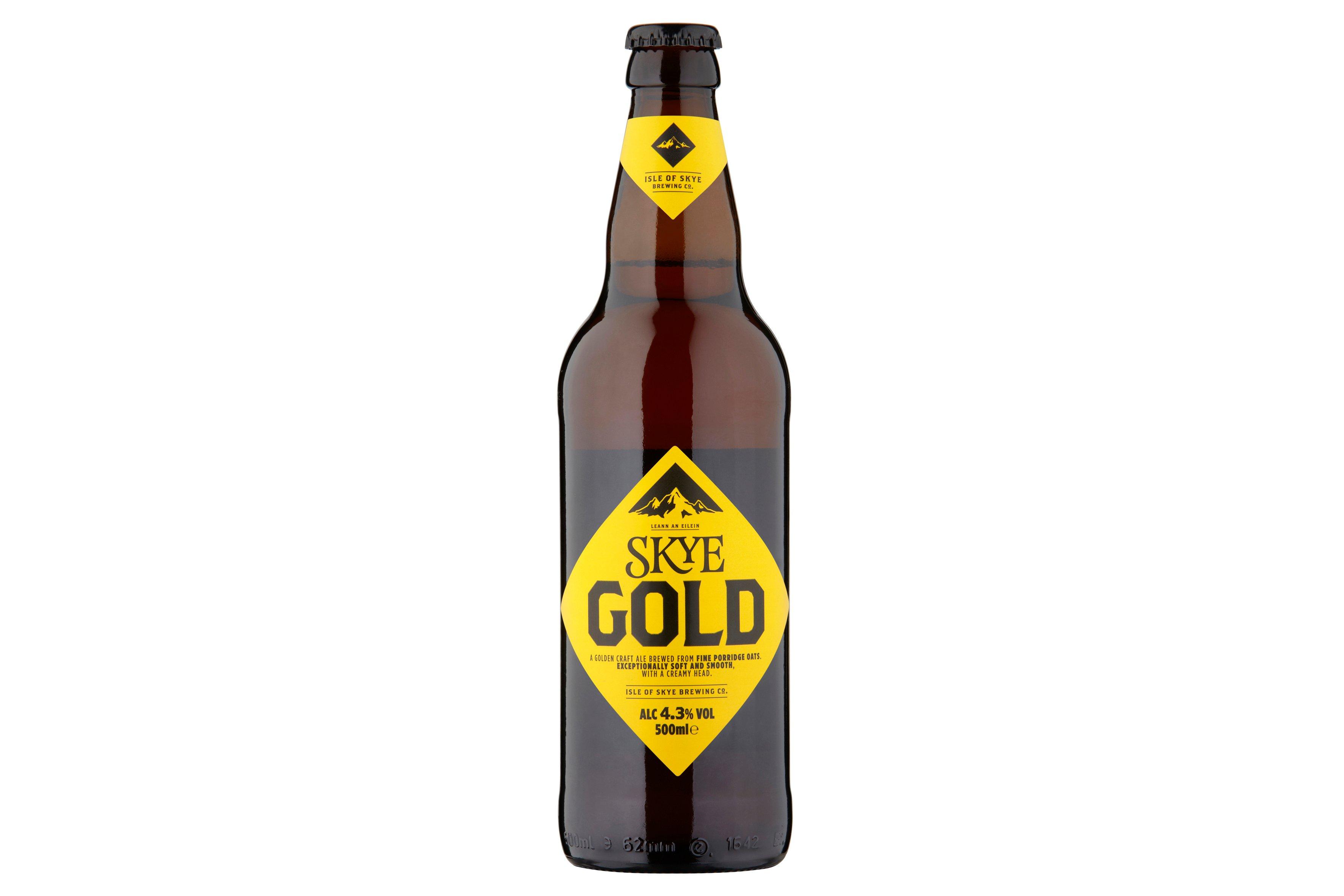 Skye Gold Premium Craft Ale 500ml (Scotland Only)