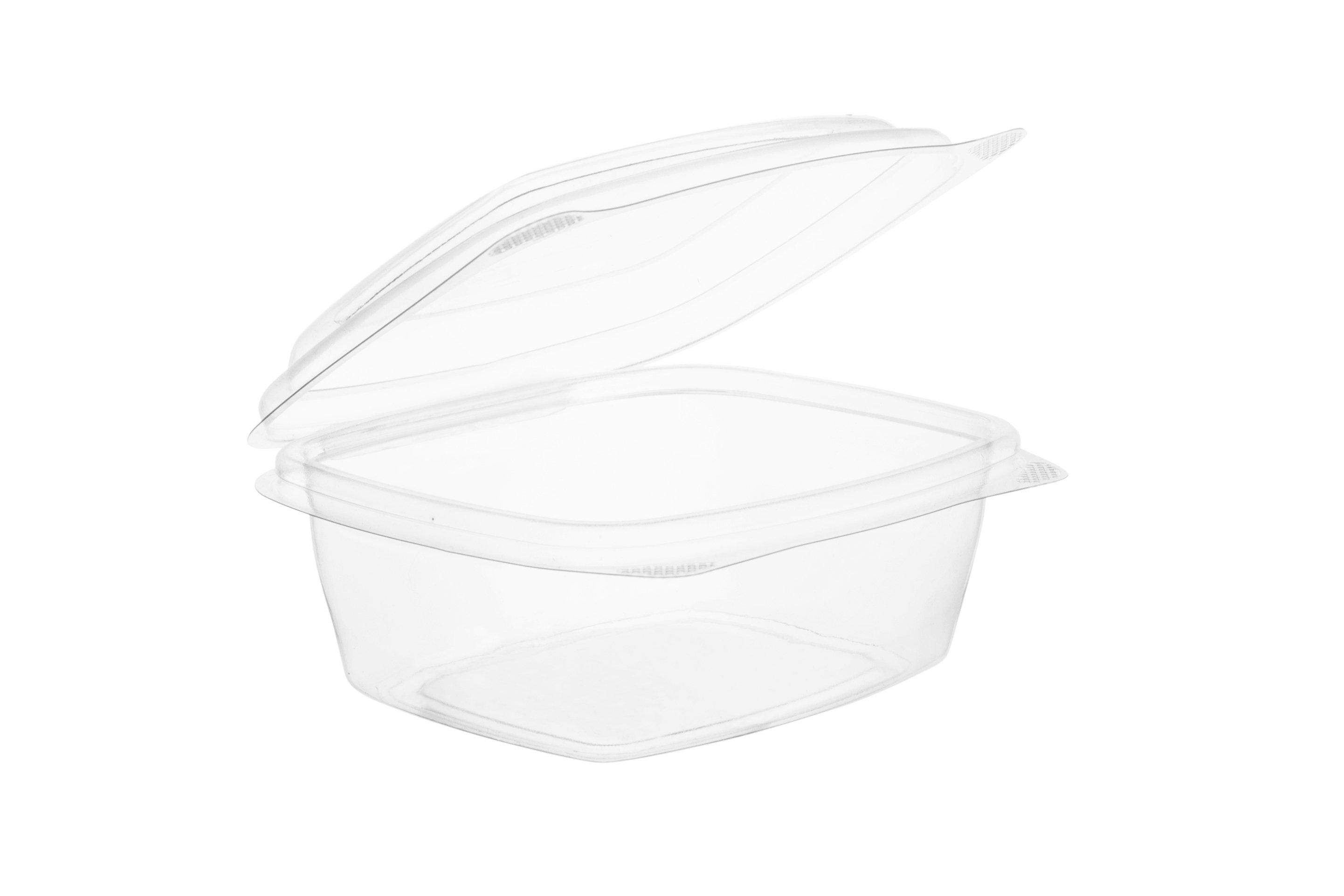 Vegware PLA Hinged Clear Lid  Container 8oz