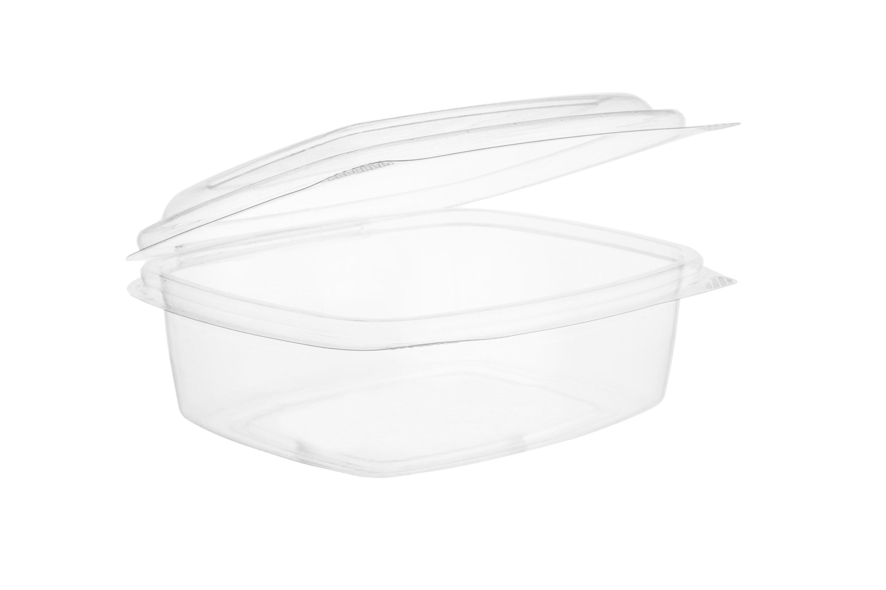 Vegware PLA Hinged Clear Lid  Container 12oz