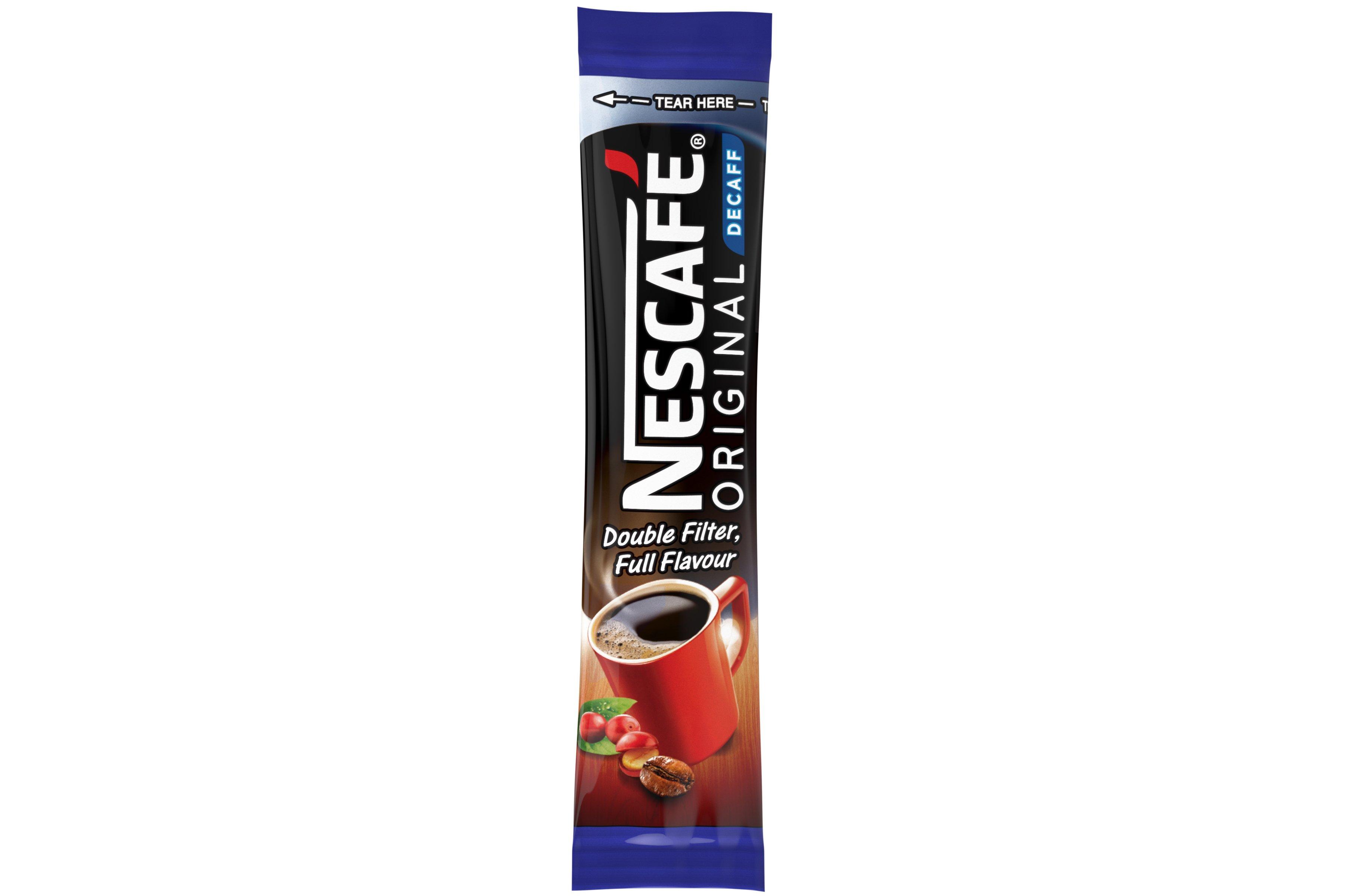 Nescafe Original Decaffeinated Instant Coffee Sticks