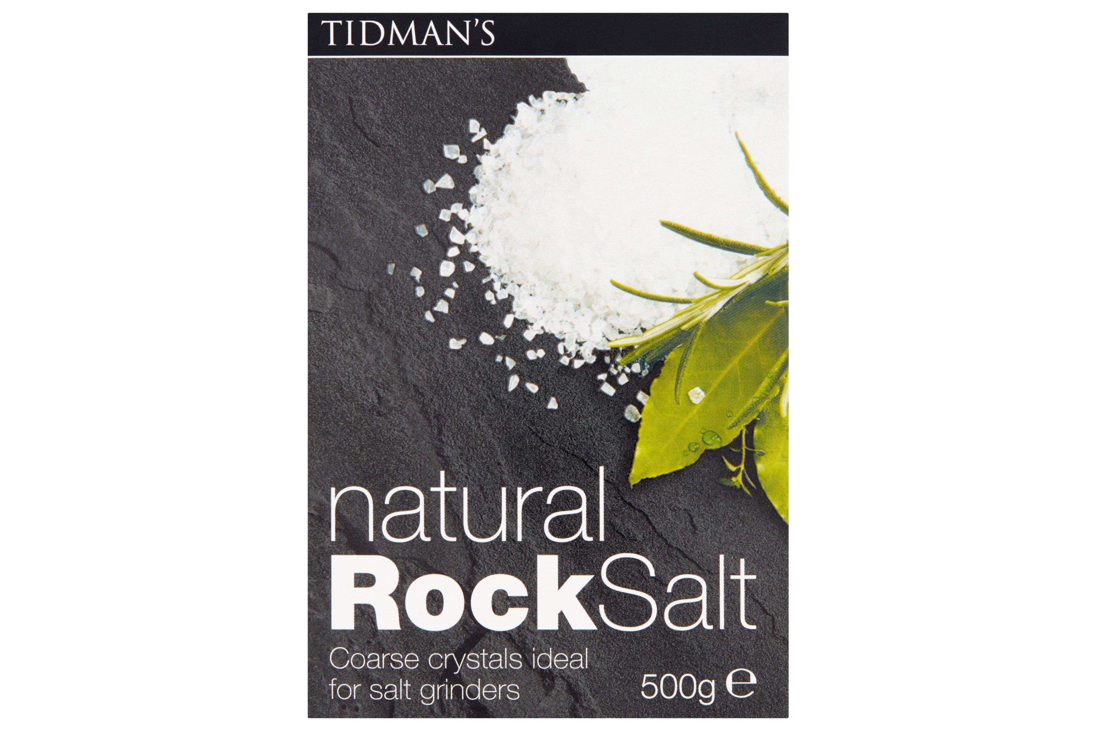 Tidman's Natural Rock Salt 500g