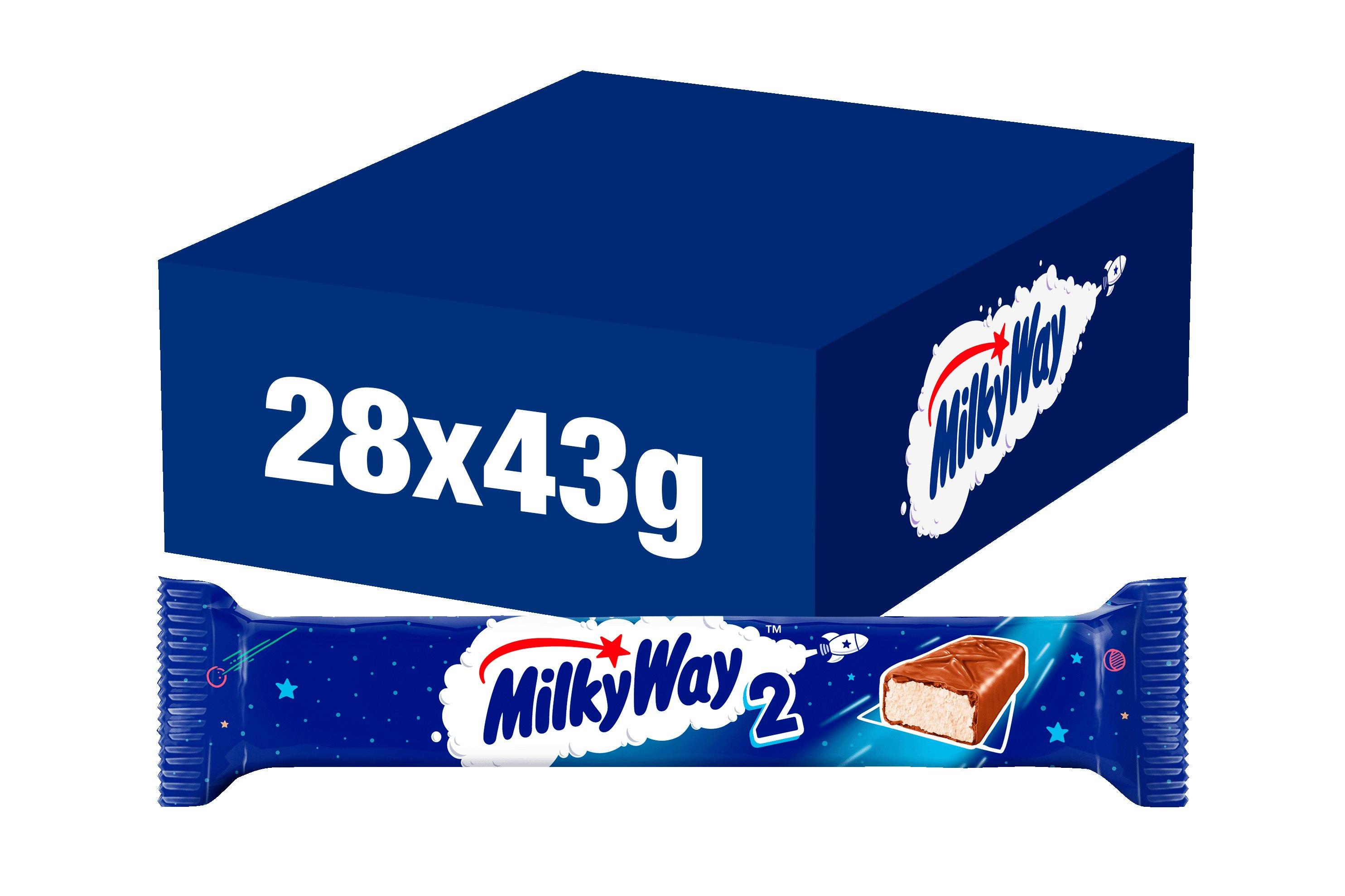 Milky Way Milk Chocolate Bar Duo 43g