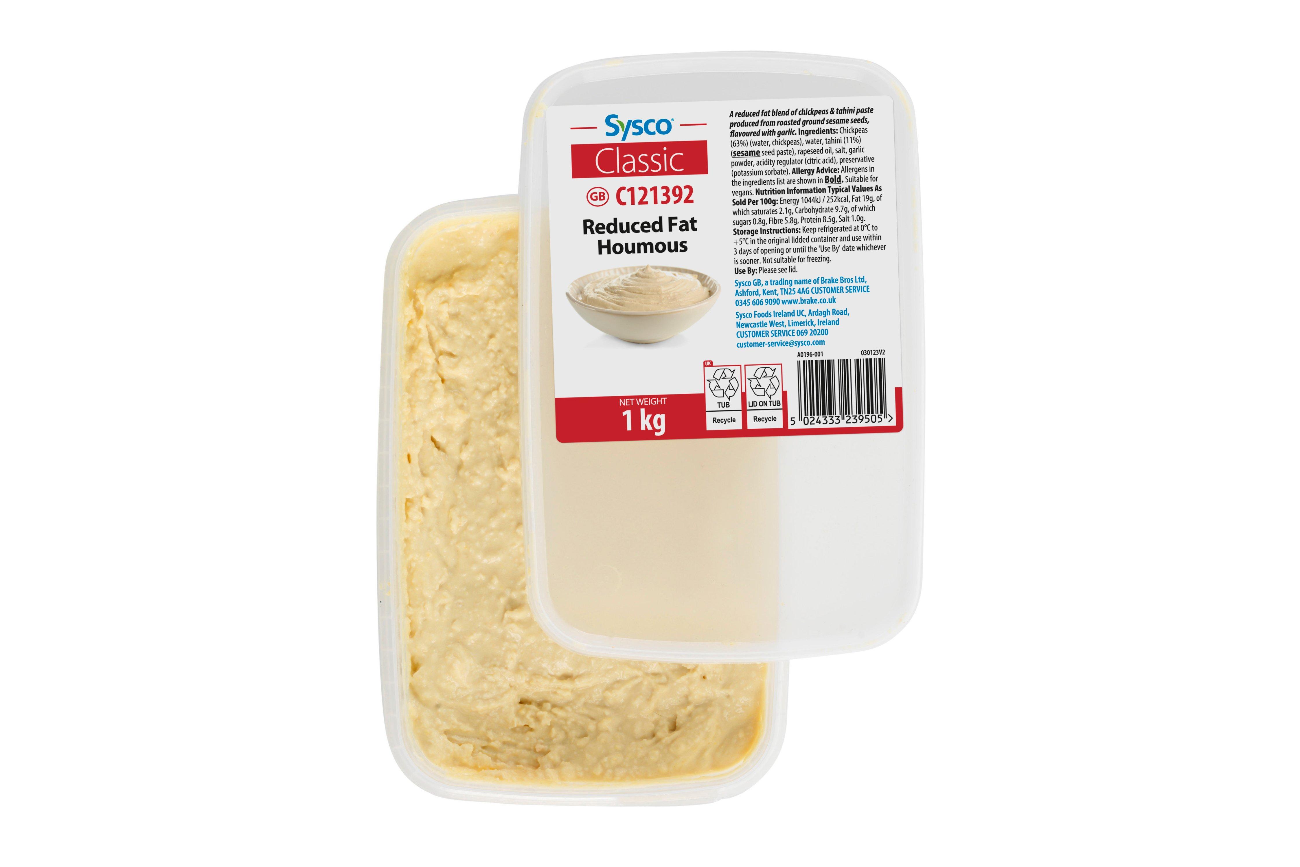 Sysco Classic Reduced Fat Houmous