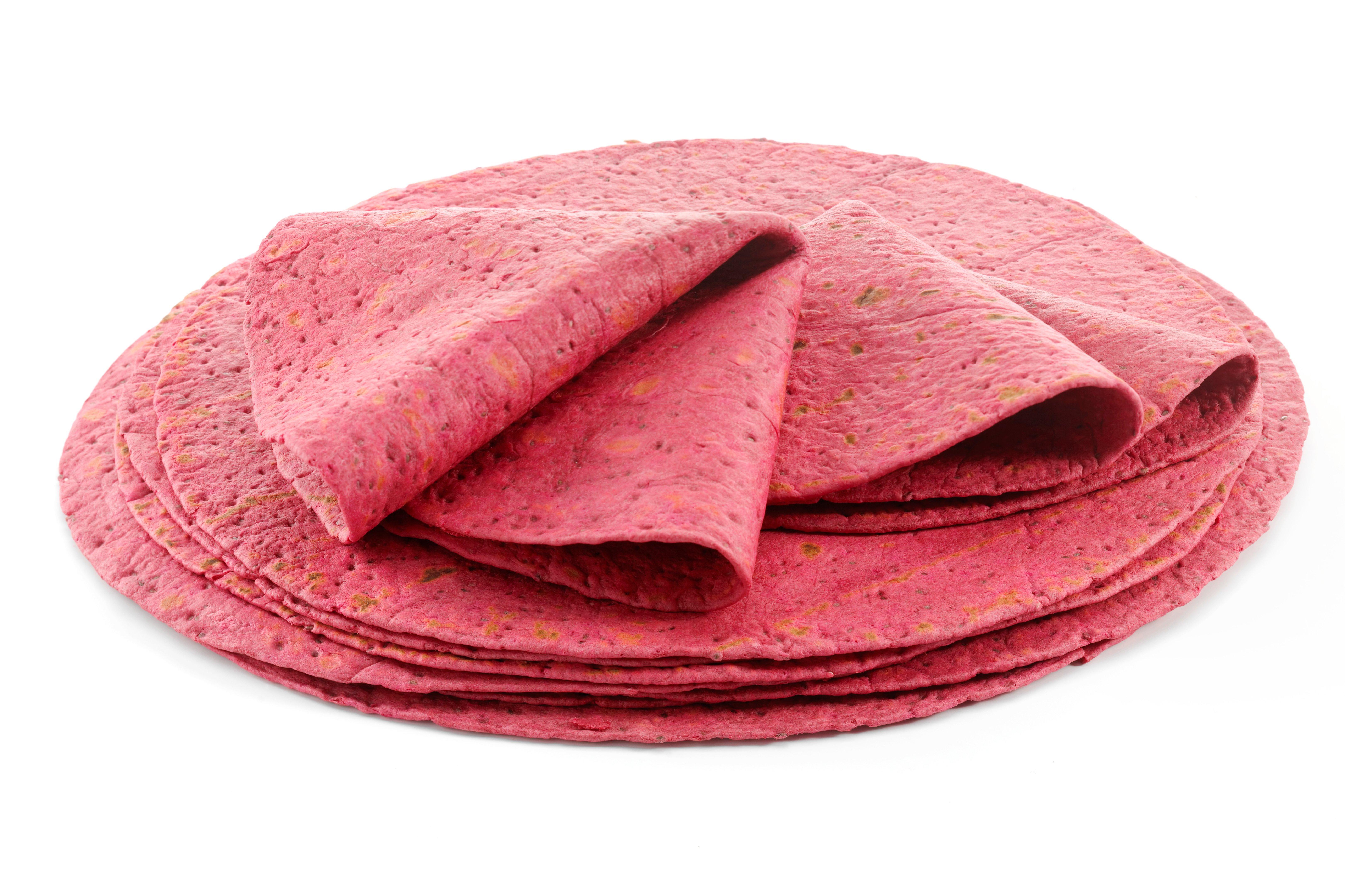 La Boulangerie 10" Fully Baked Beetroot & Chia Tortillas