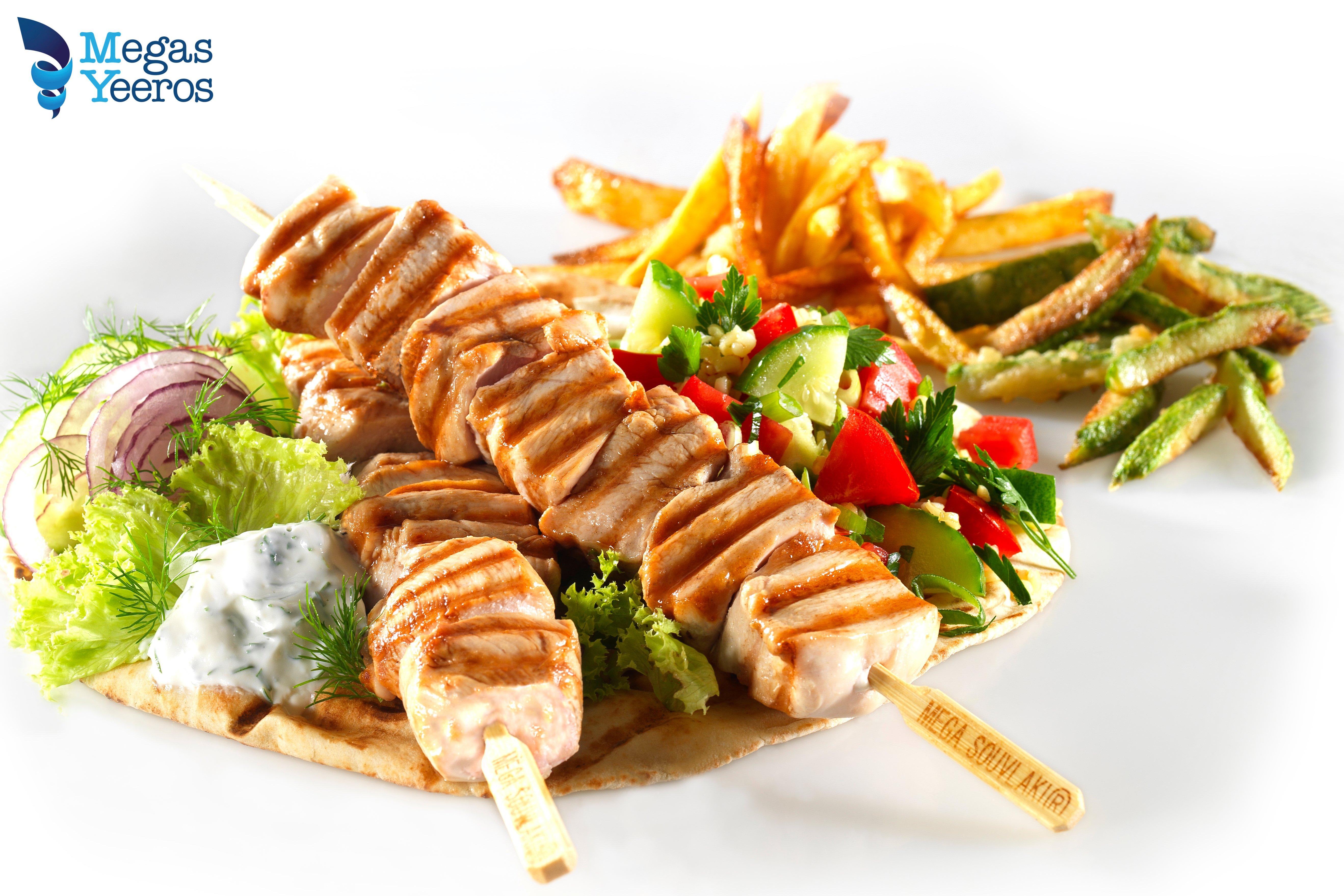Megas Yeeros Handmade Chicken Breast Souvlaki