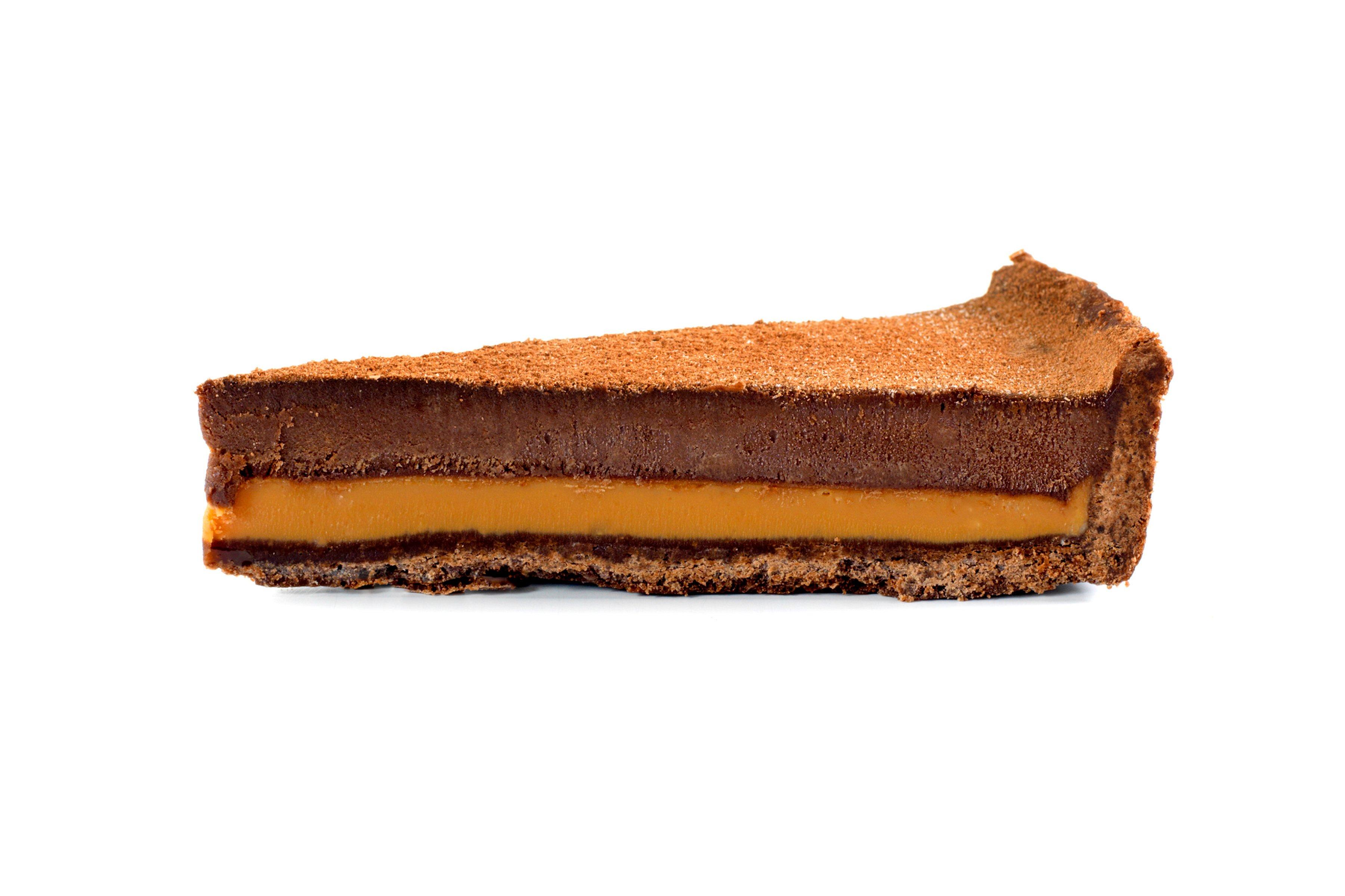 Brakes Dusted Salted Caramel Chocolate Tart