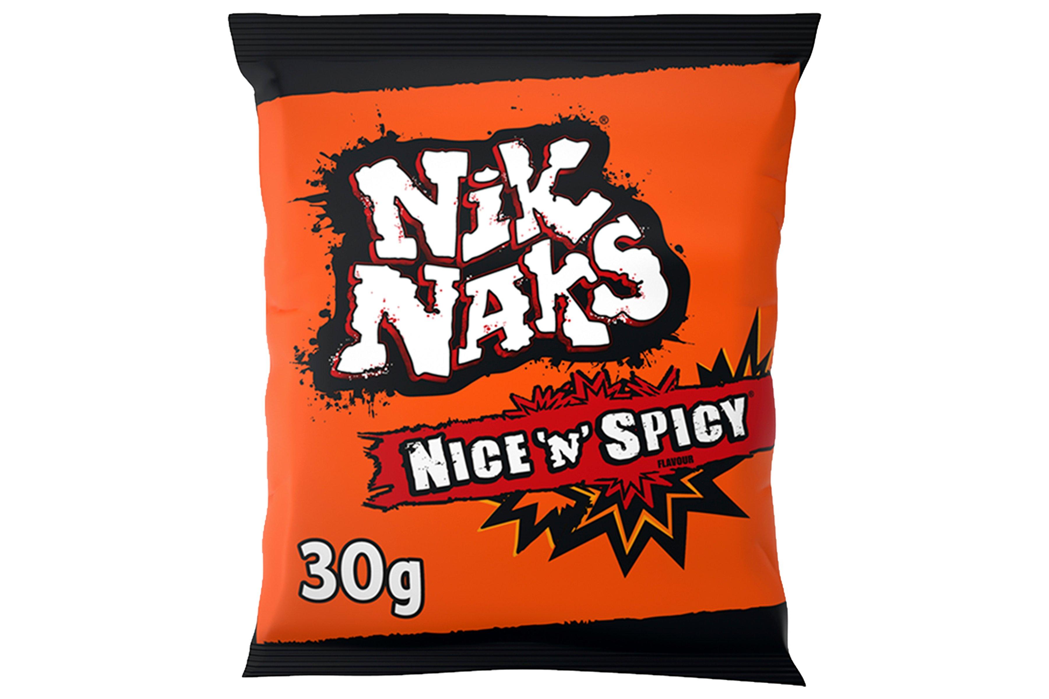 Nik Naks Nice 'N' Spicy Crisps 30g